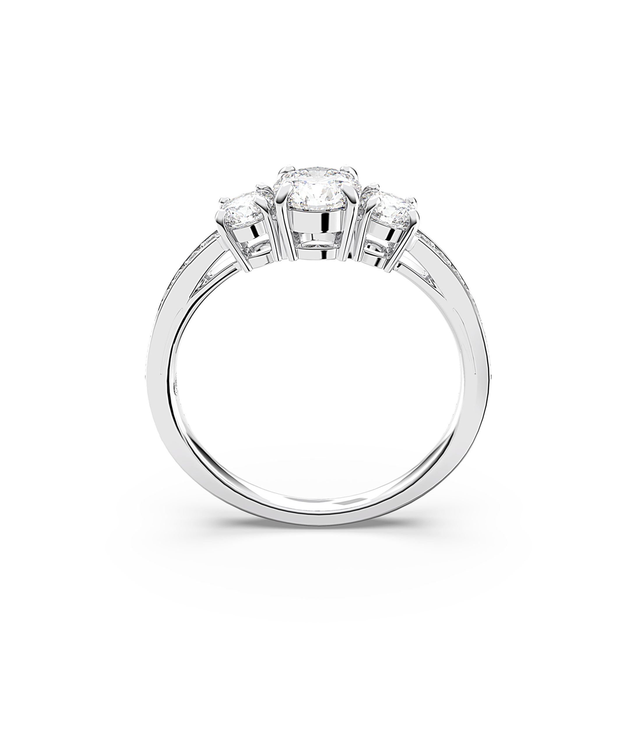 Anillo con Circonita y Cristales Swarovski Mujer