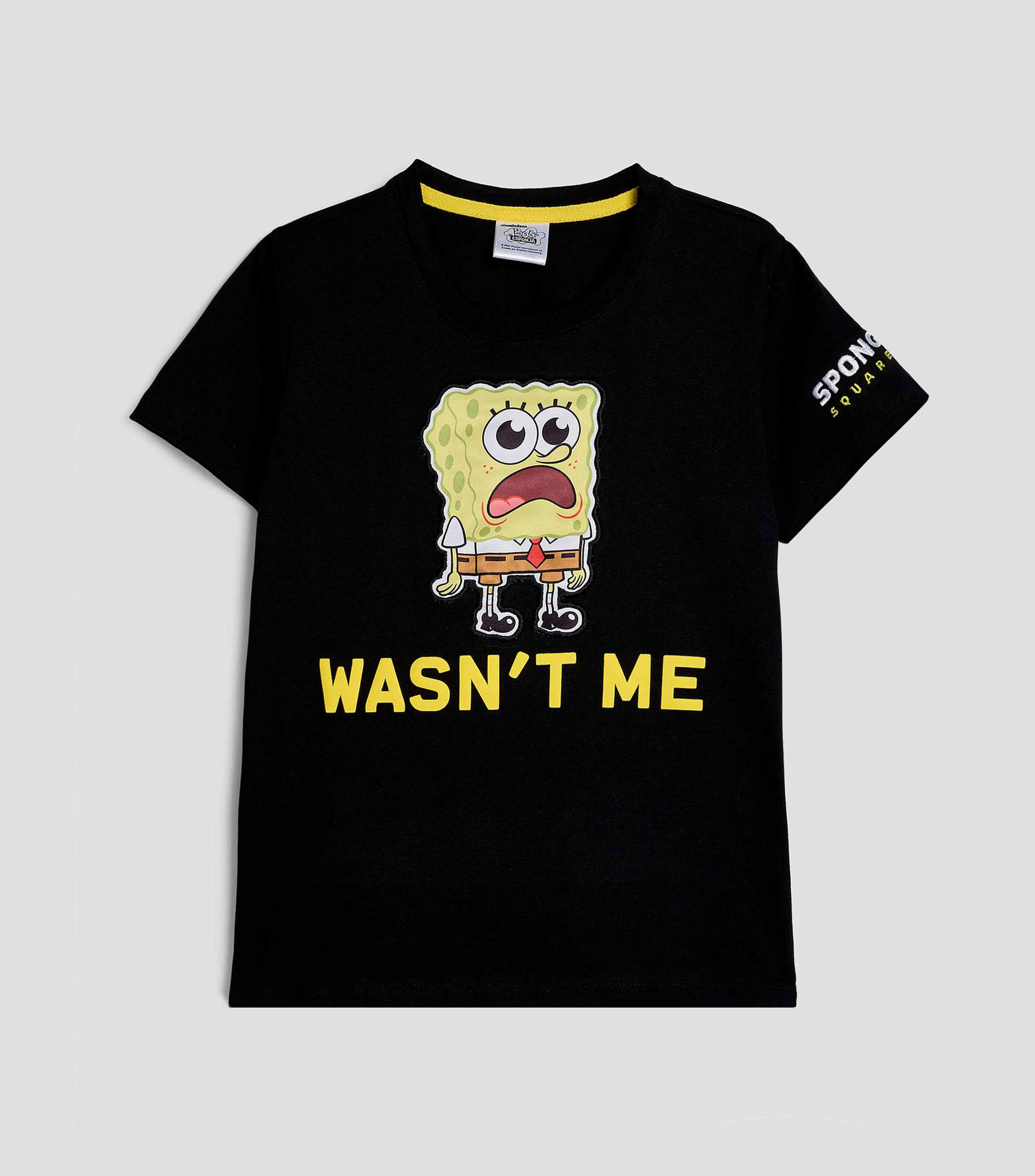 Playera cuello redondo manga corta estampada Niño