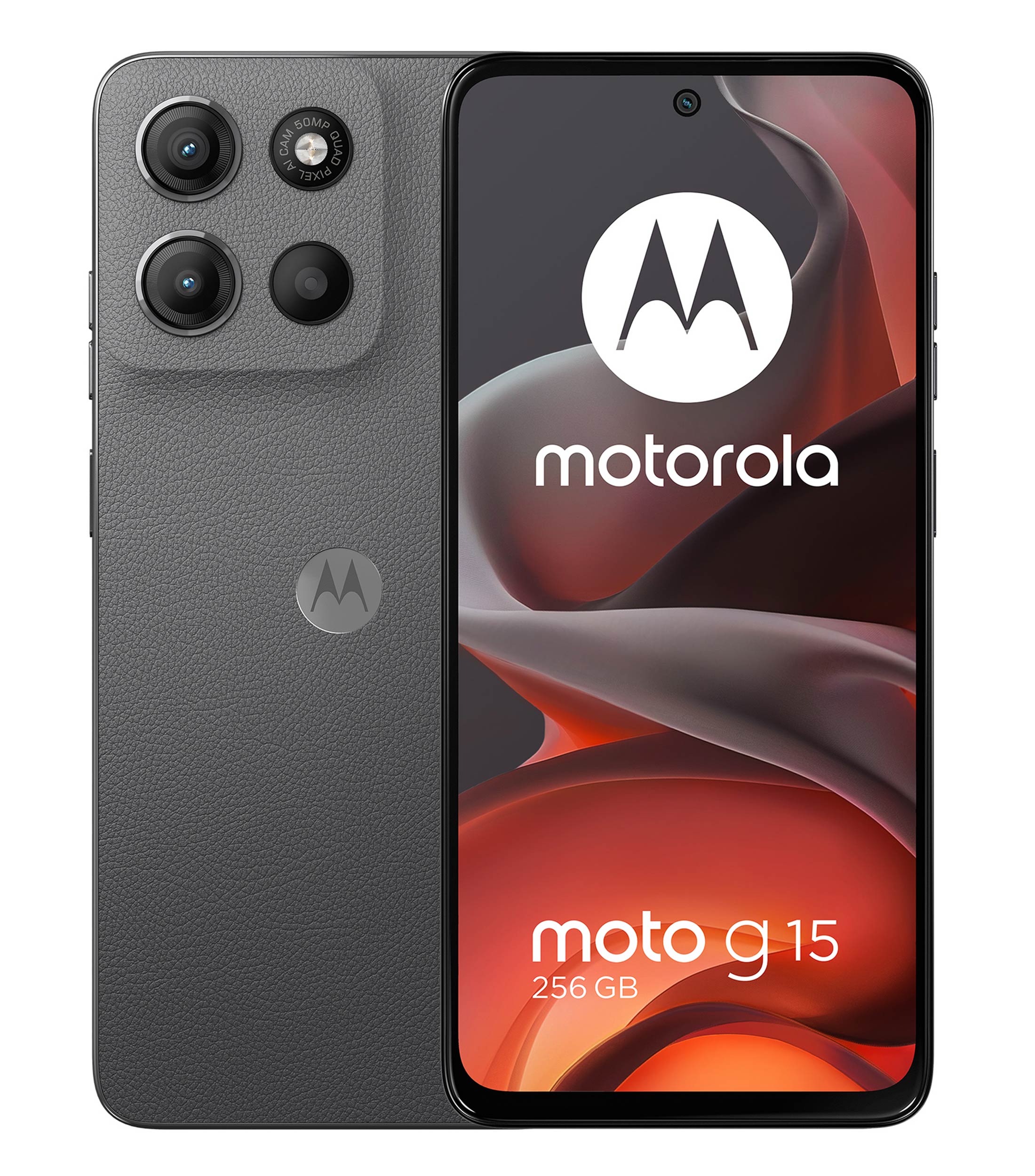 Celular Moto G 15 256 GB 4 GB RAM Gris Desbloqueado