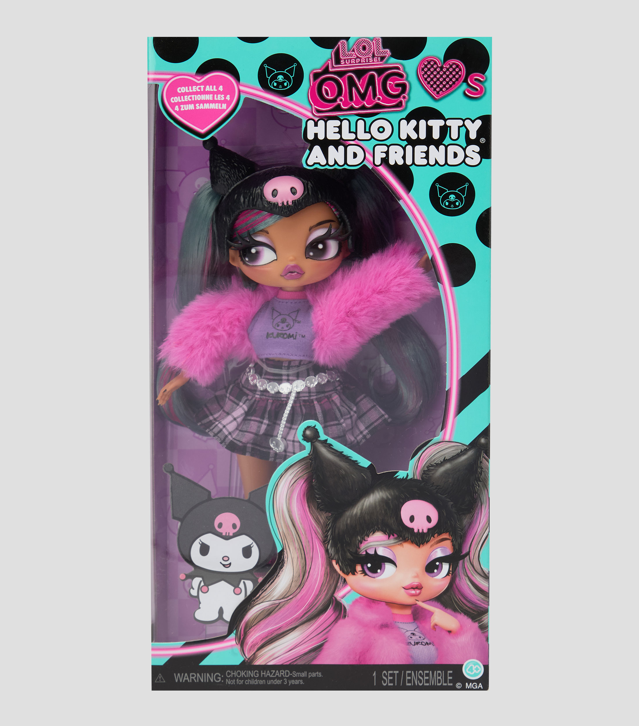 Muñeca L.O.L. Surprise OMG Loves Hello Kitty Kuromi