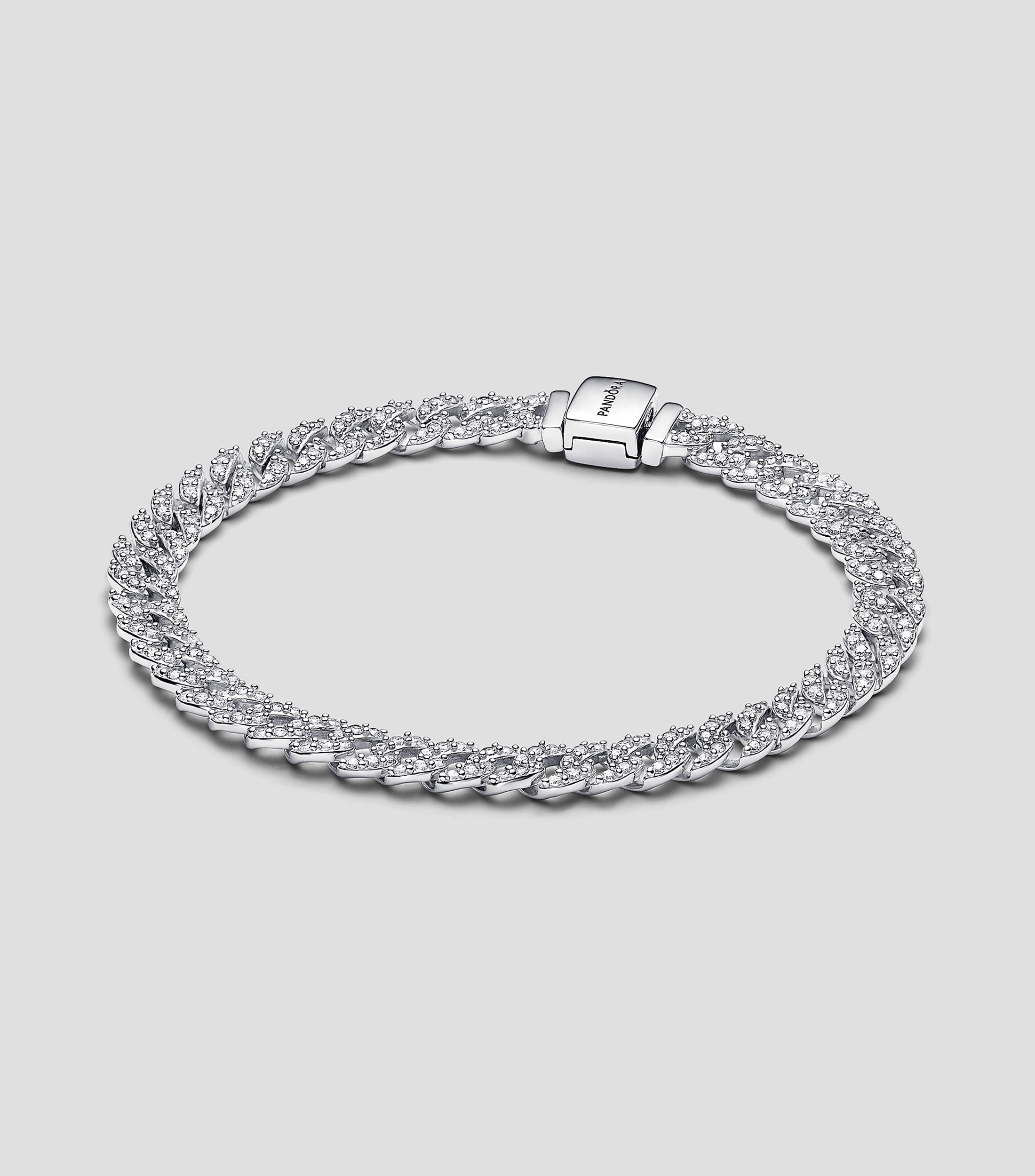 Pulsera en plata Pandora Timeless con circonias Unisex