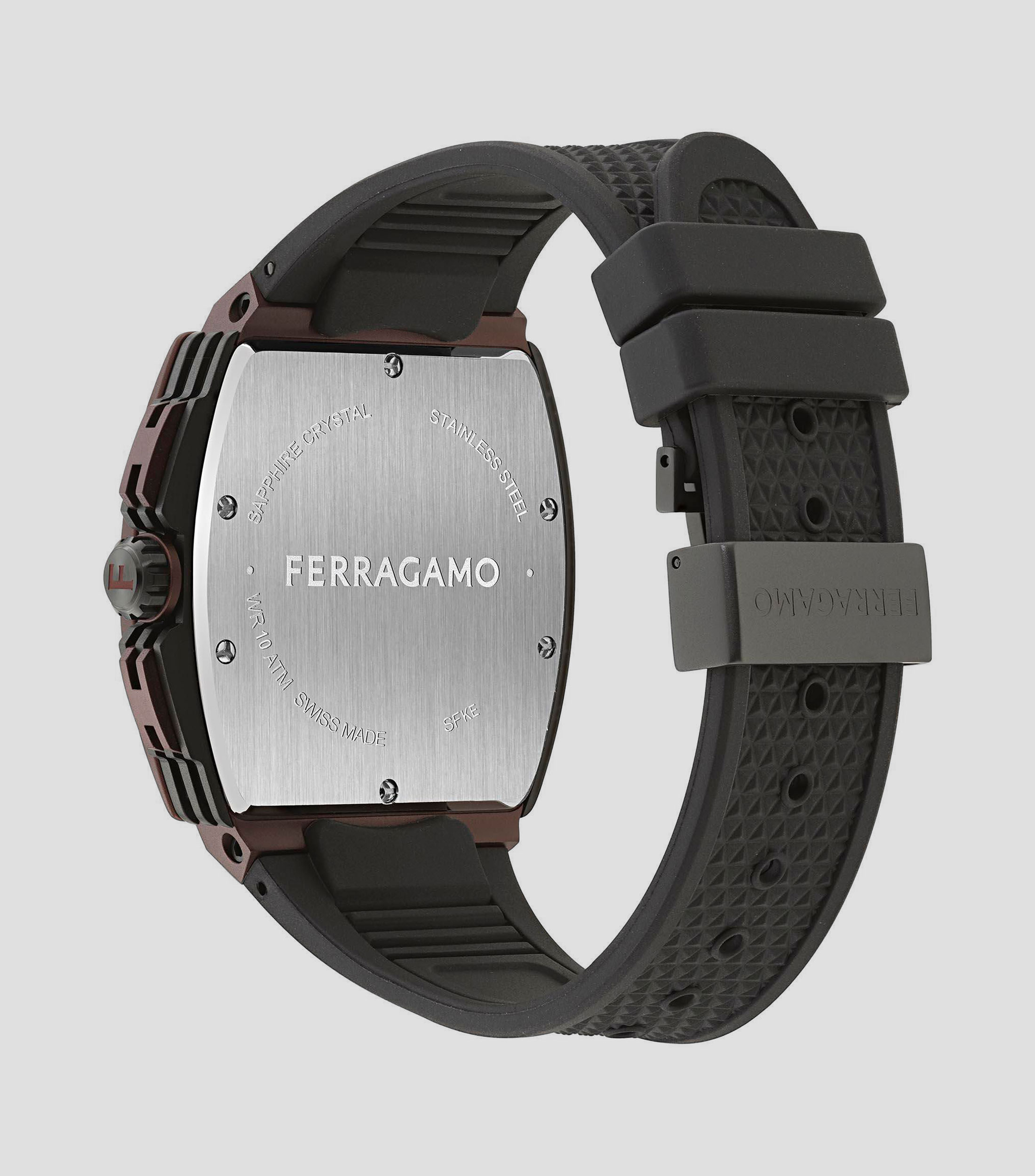 Reloj para Hombre F-80 Tonneau Chrono casual, Negro