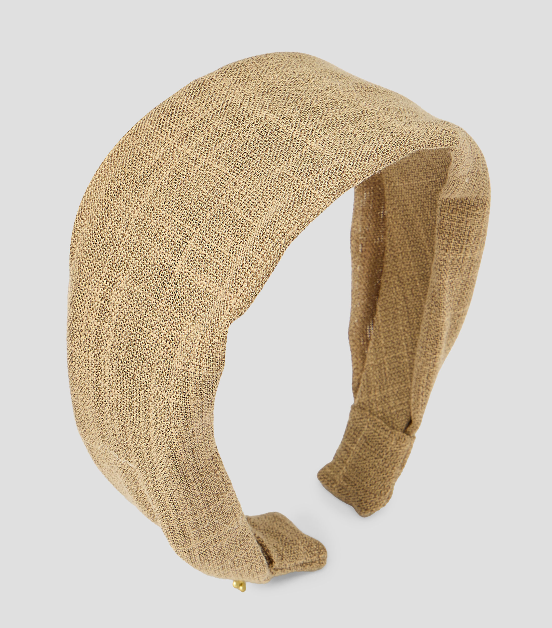 Diadema Pressume Pressume de Rafia Café Mujer