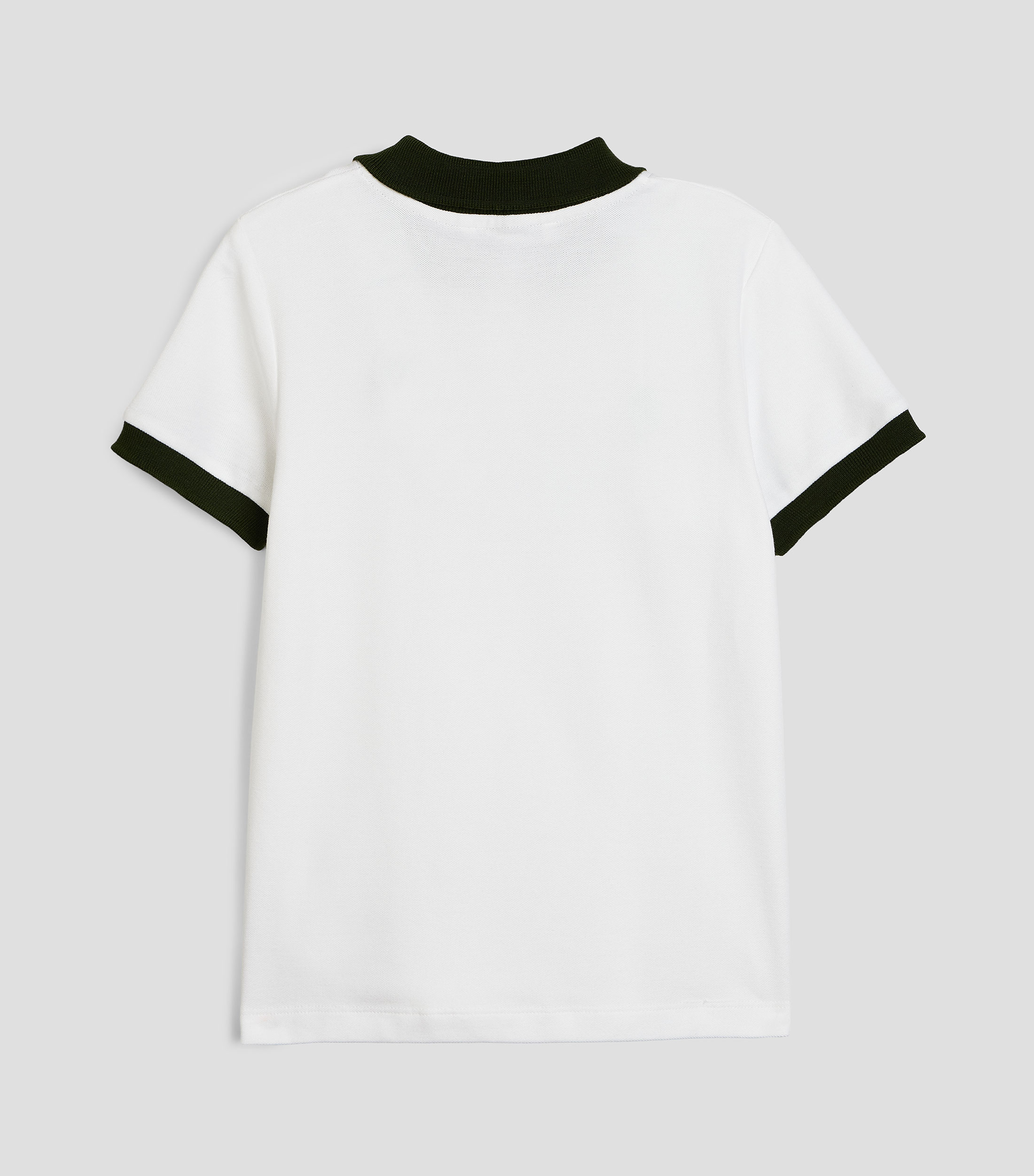 Playera tipo polo manga corta lisa Niño