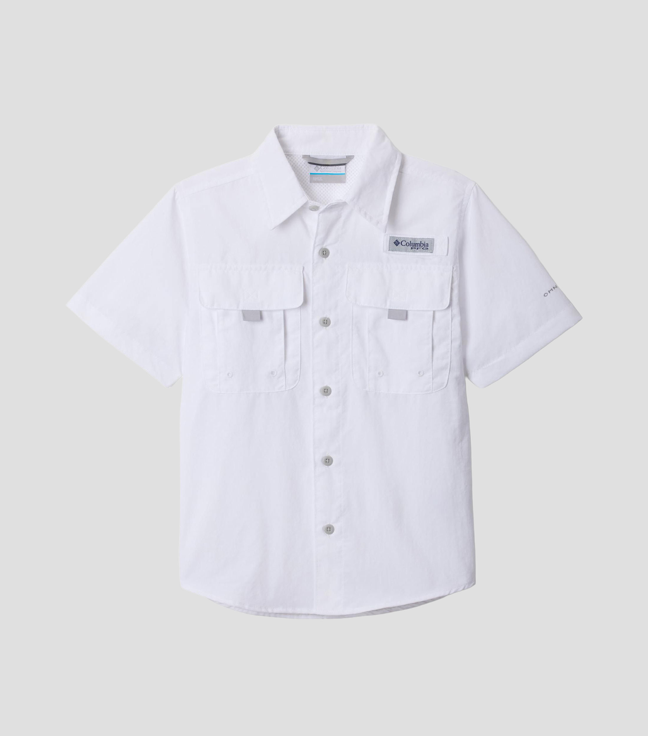 Camisa de pesca lisa manga corta Bahama II Niño