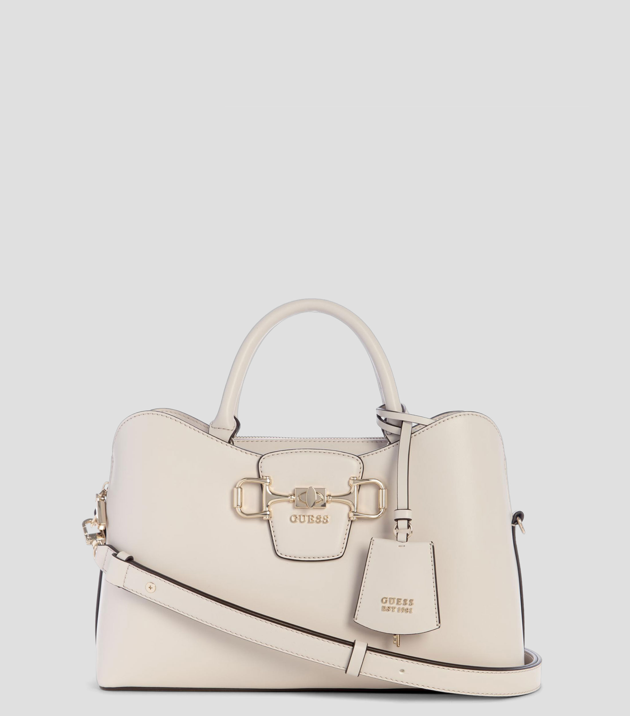 Bolsa satchel Janie liso Mujer