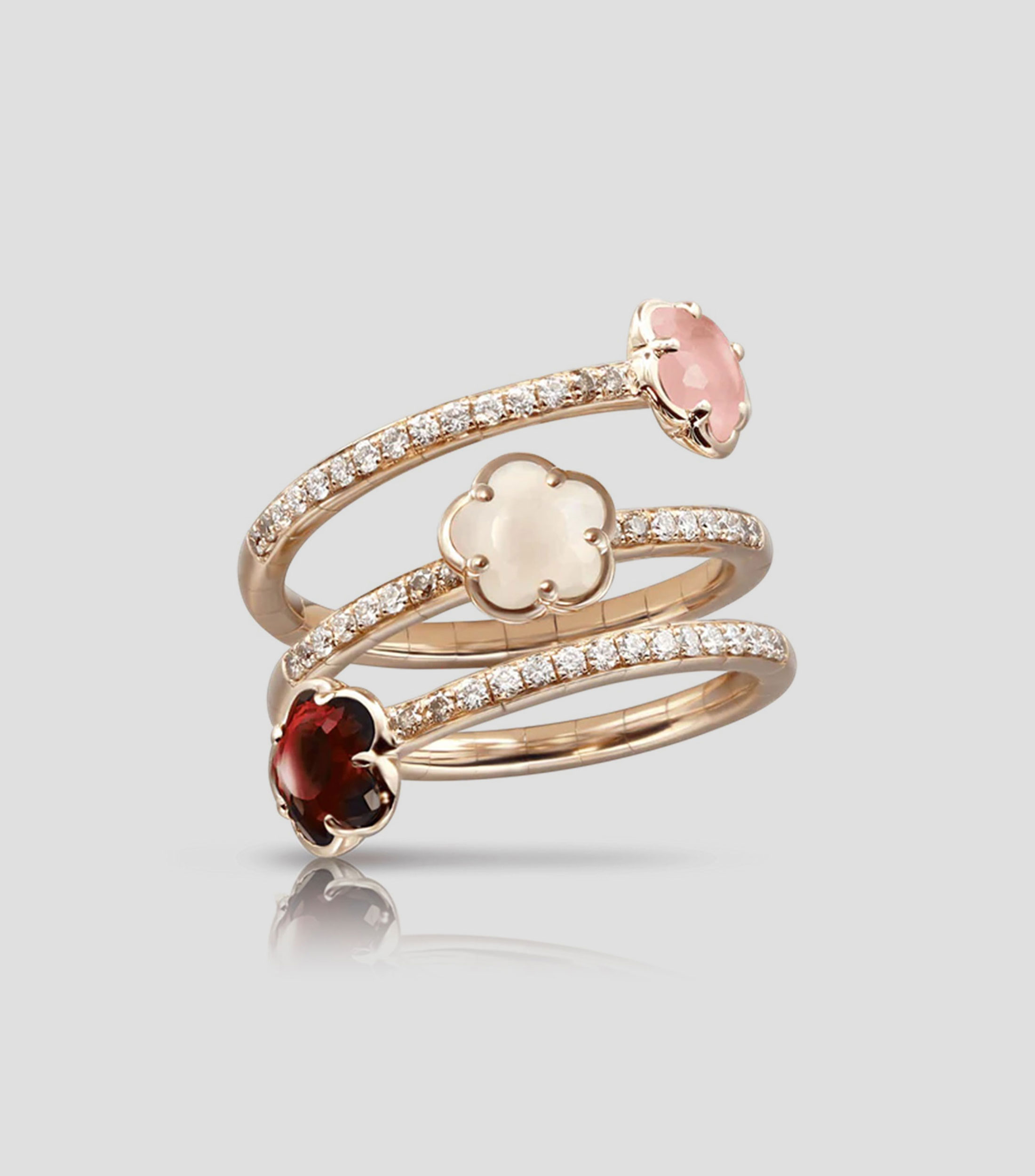 Anillo con Piedras e Incrustaciones Mujer
