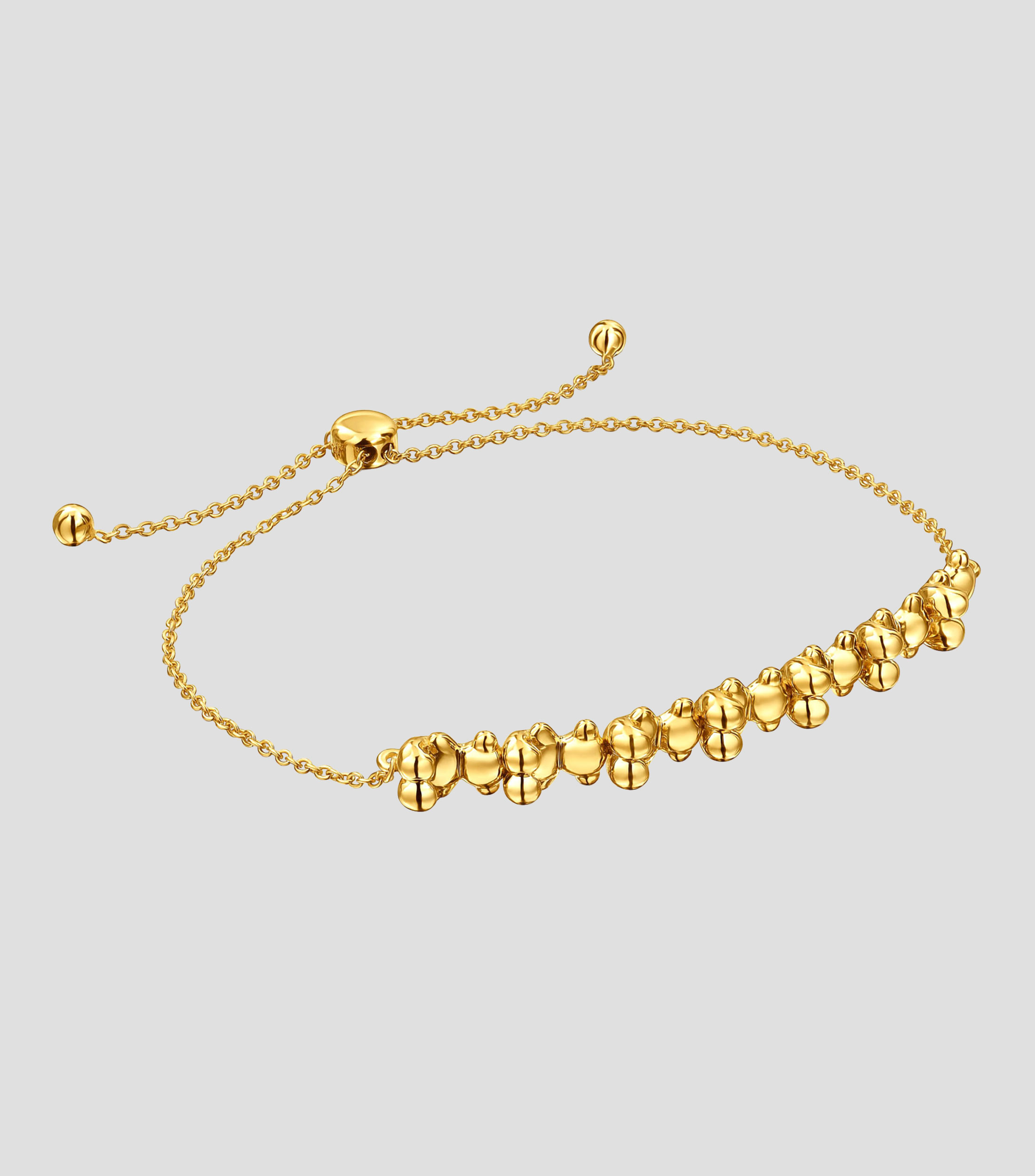Pulsera en Plata .925 con Osos Mujer
