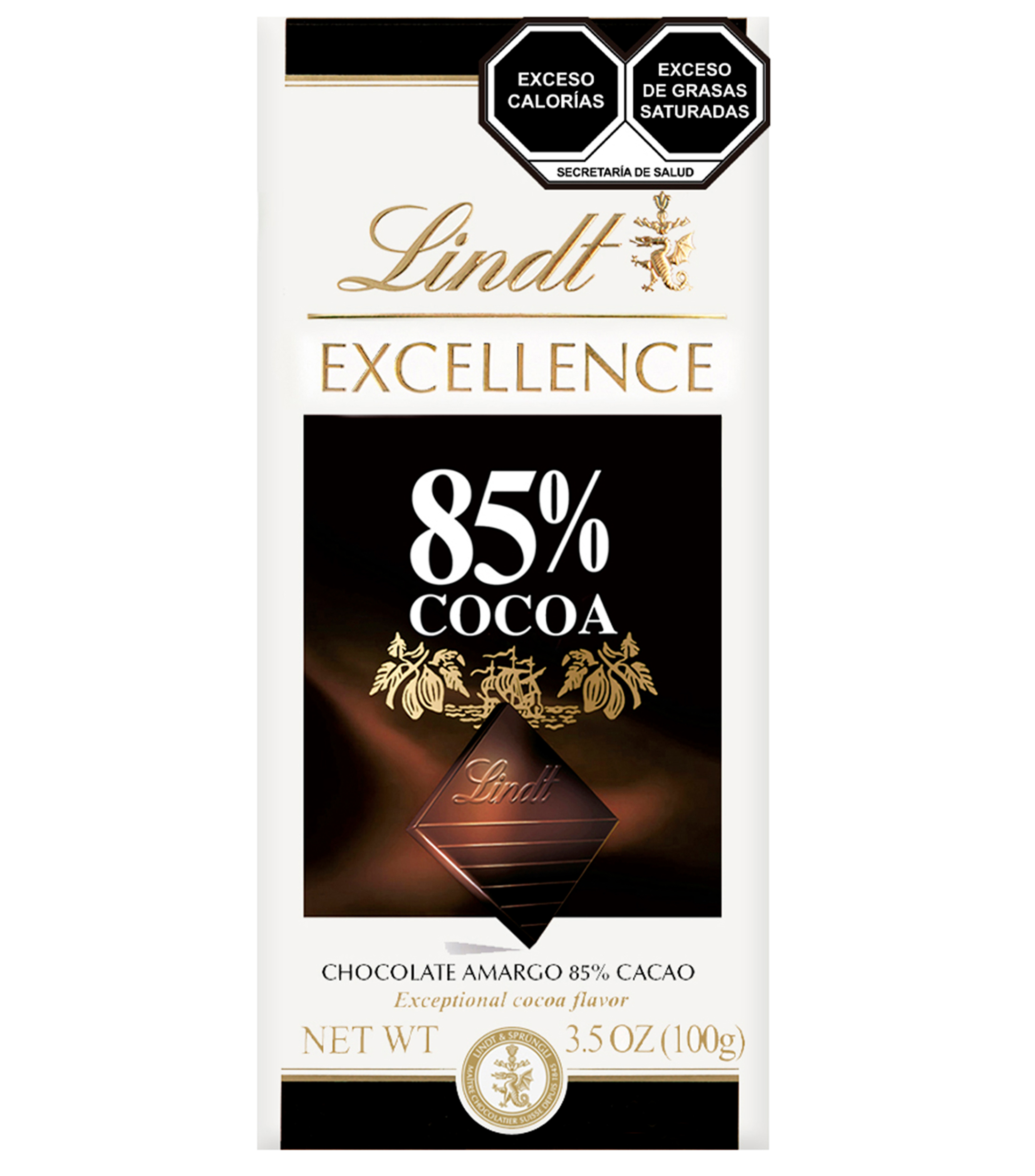 Chocolate Amargo 85% Cacao, 100 gr