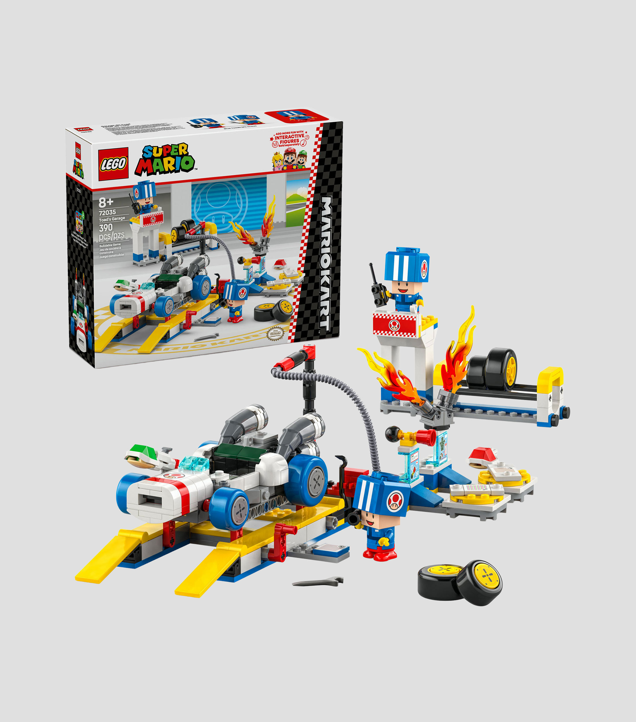 Lego Super Mario Mario Kart Taller de Toad 72035