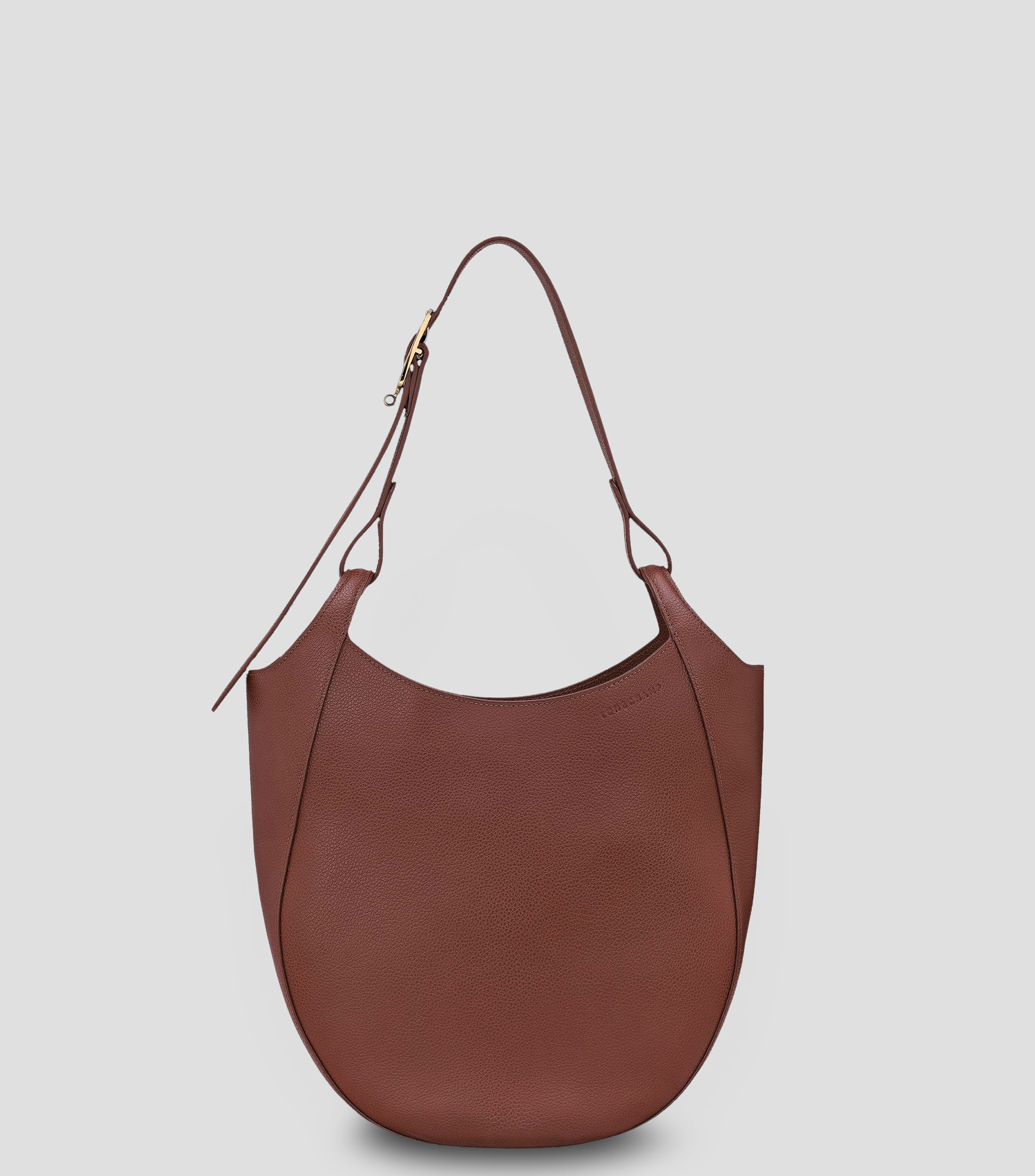 Bolsa Shoulder en cuero de vaqueta granulada Mujer