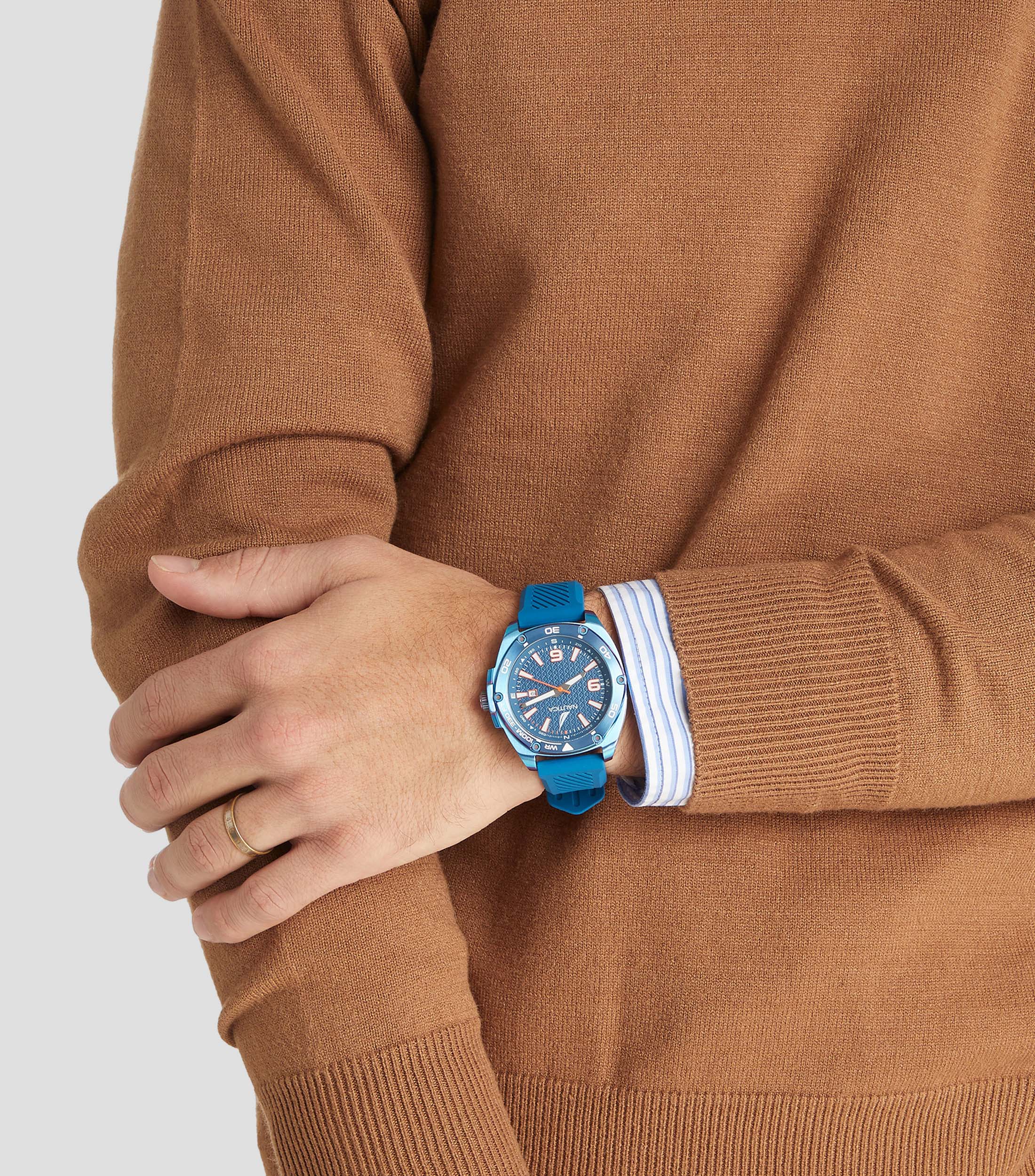Reloj para hombre Tin Can Bay deportivo, Azul, Iridiscente