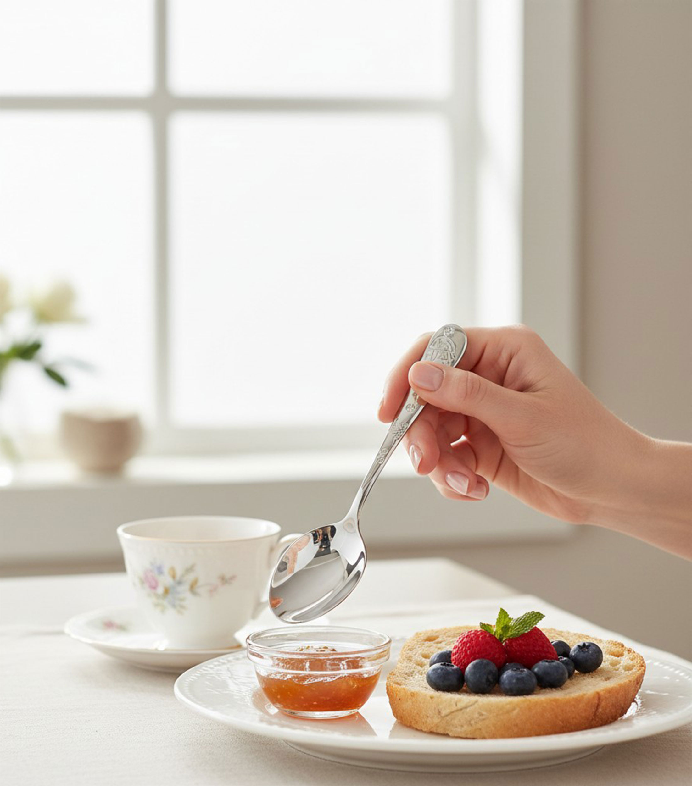 Set de cucharas para café 6 piezas Toys delight en acero inoxidable