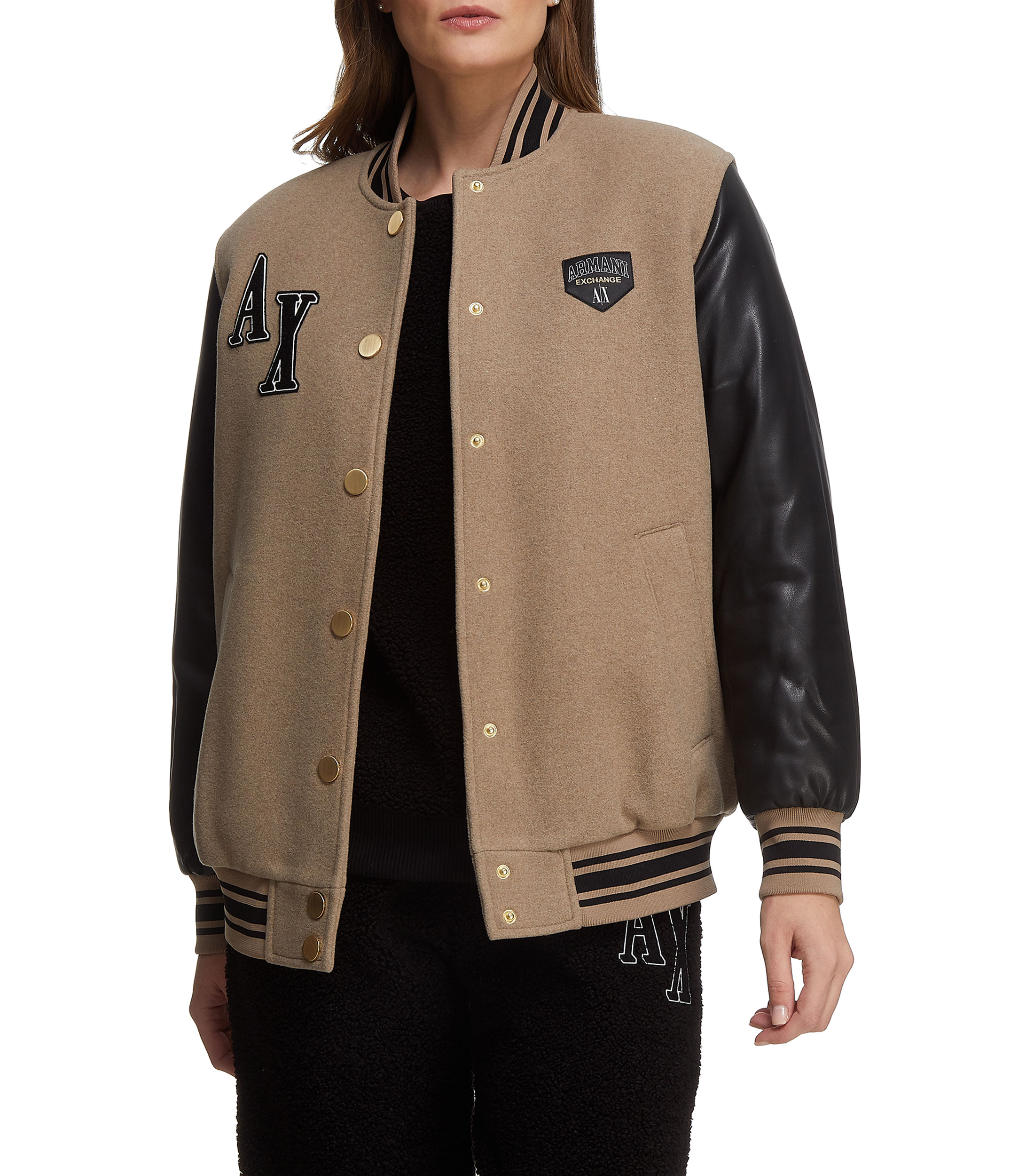 Chamarra armani on sale mujer