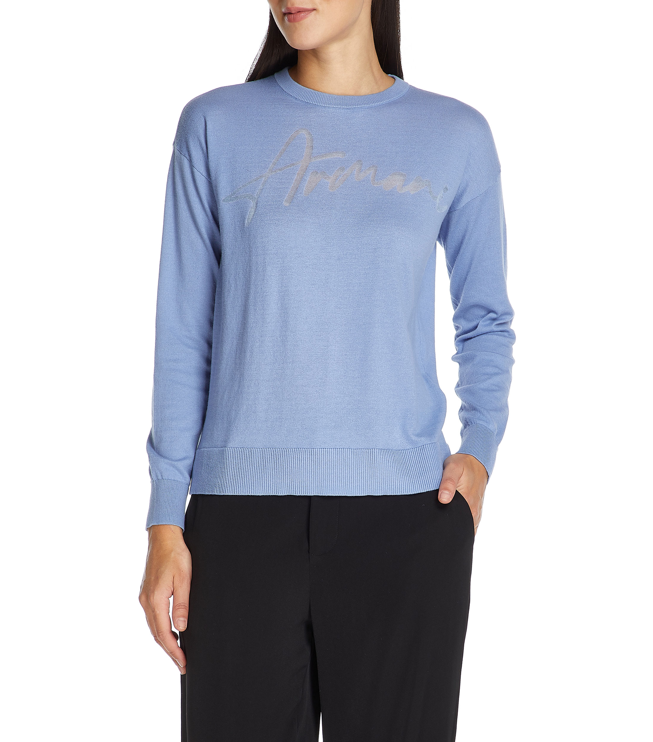 Armani Exchange Suéter cuello redondo Mujer El Palacio de Hierro