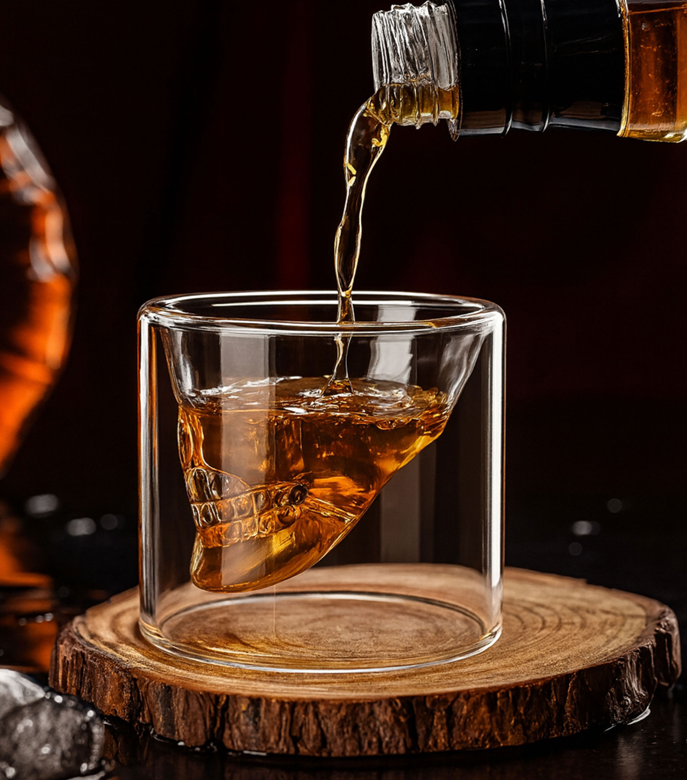 Set de 2 Vasos Shot Calavera