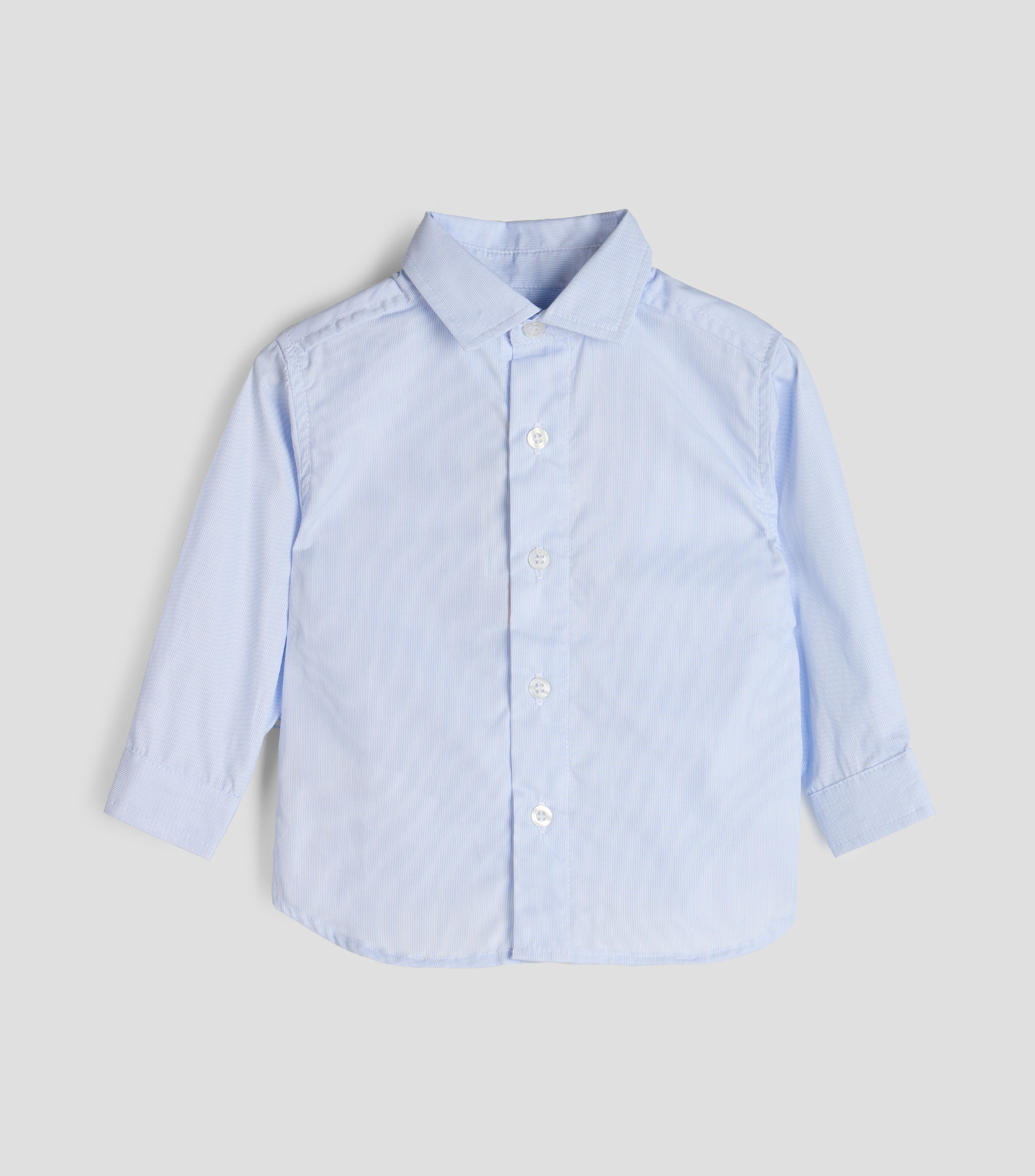 Camisa a rayas manga larga Bebé