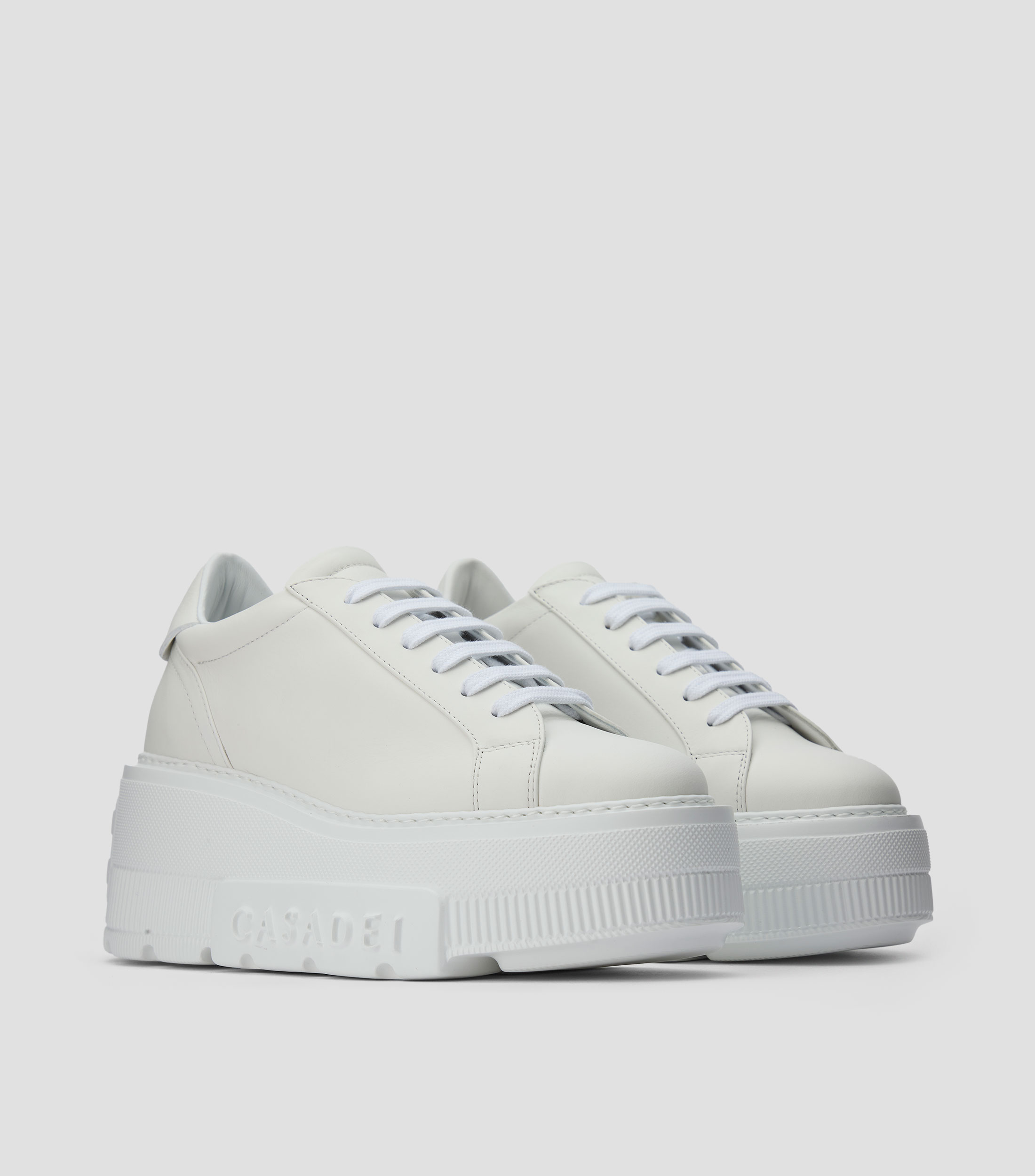 Tenis casuales en piel con plataforma Nexus Mujer