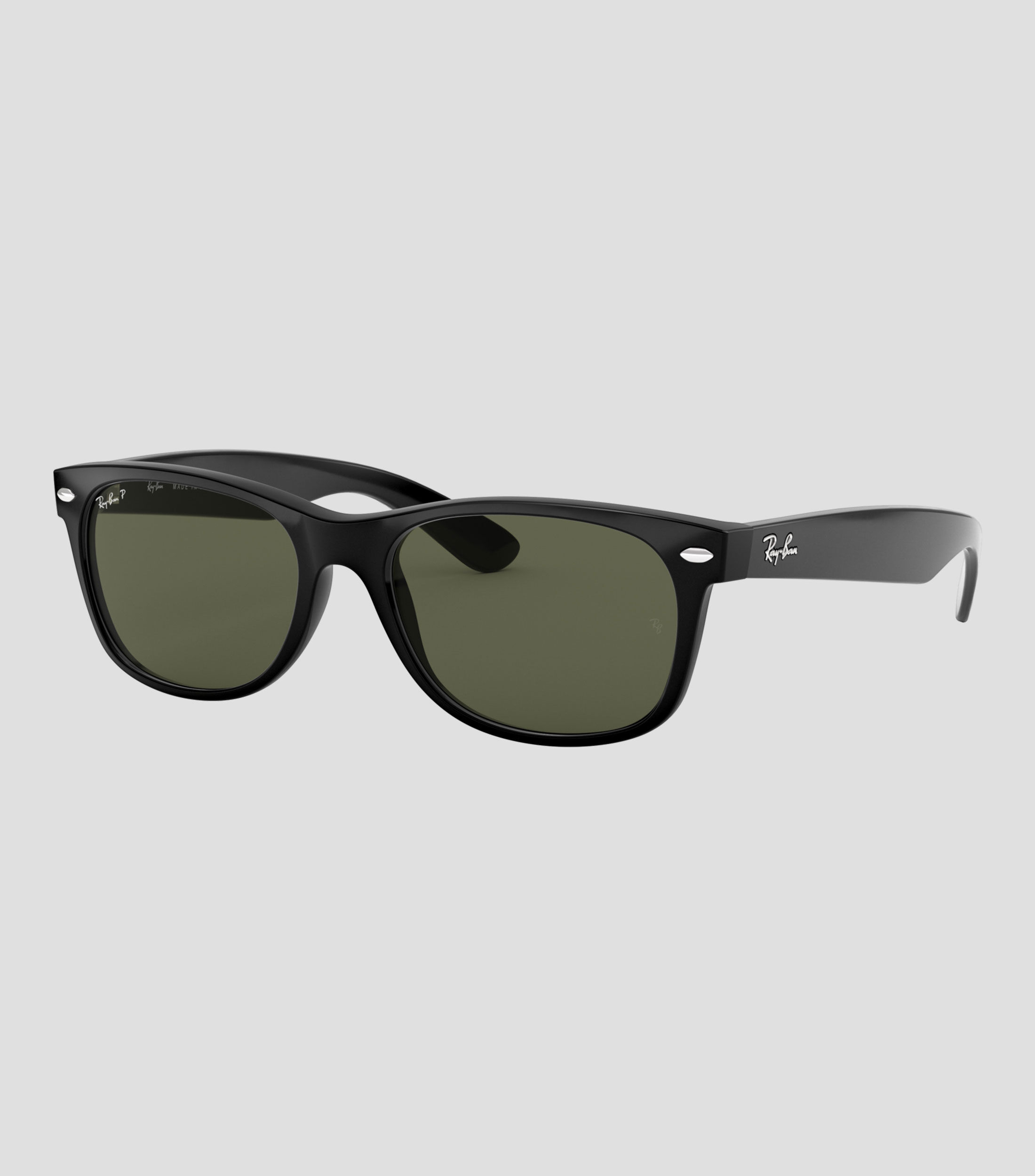 Lentes de sol cuadrados New Wayfarer Classic negros Unisex