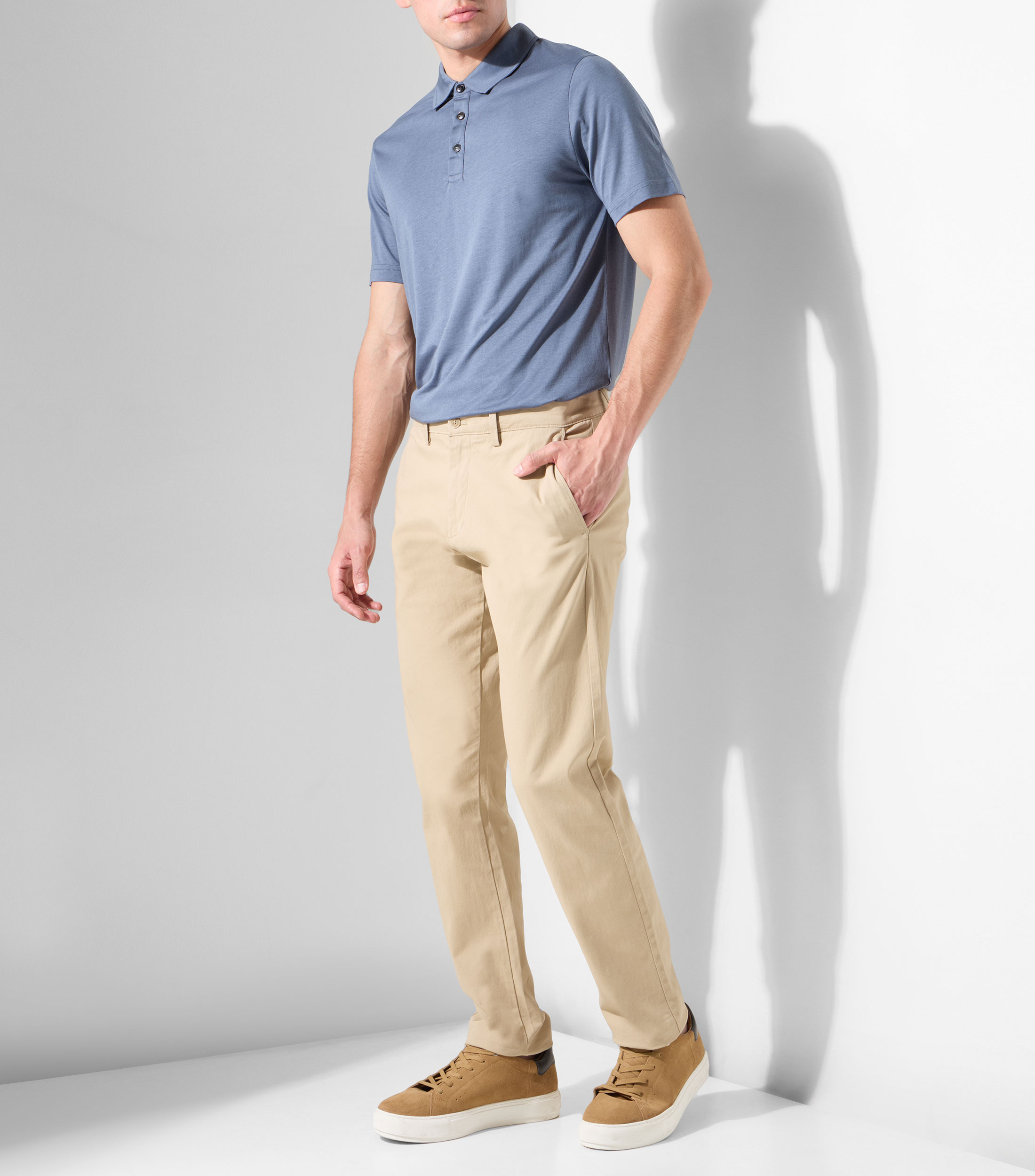 Playera Tipo Polo Manga Corta Hombre
