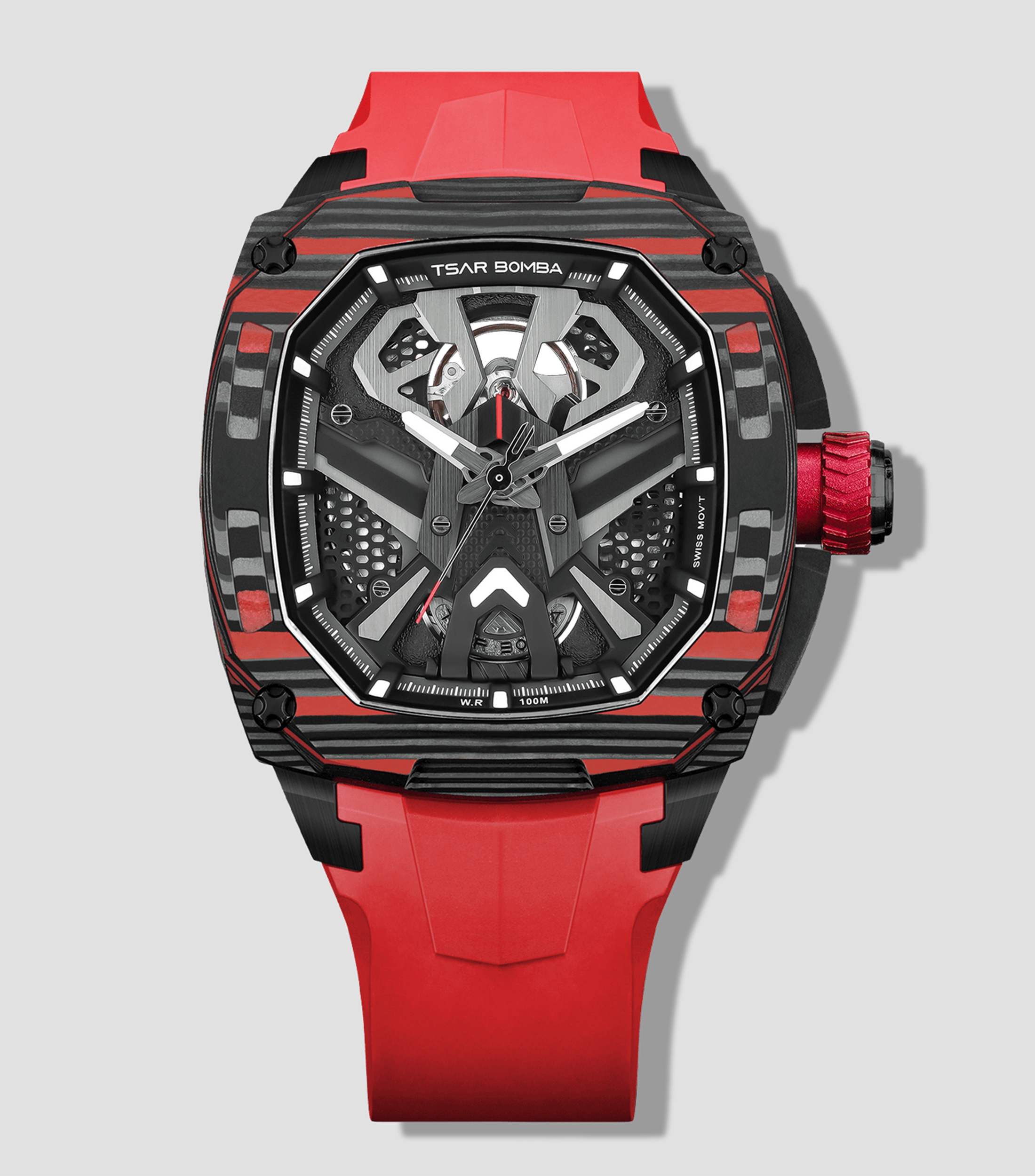 Reloj para Hombre Dark Matter 3 deportivo rojo