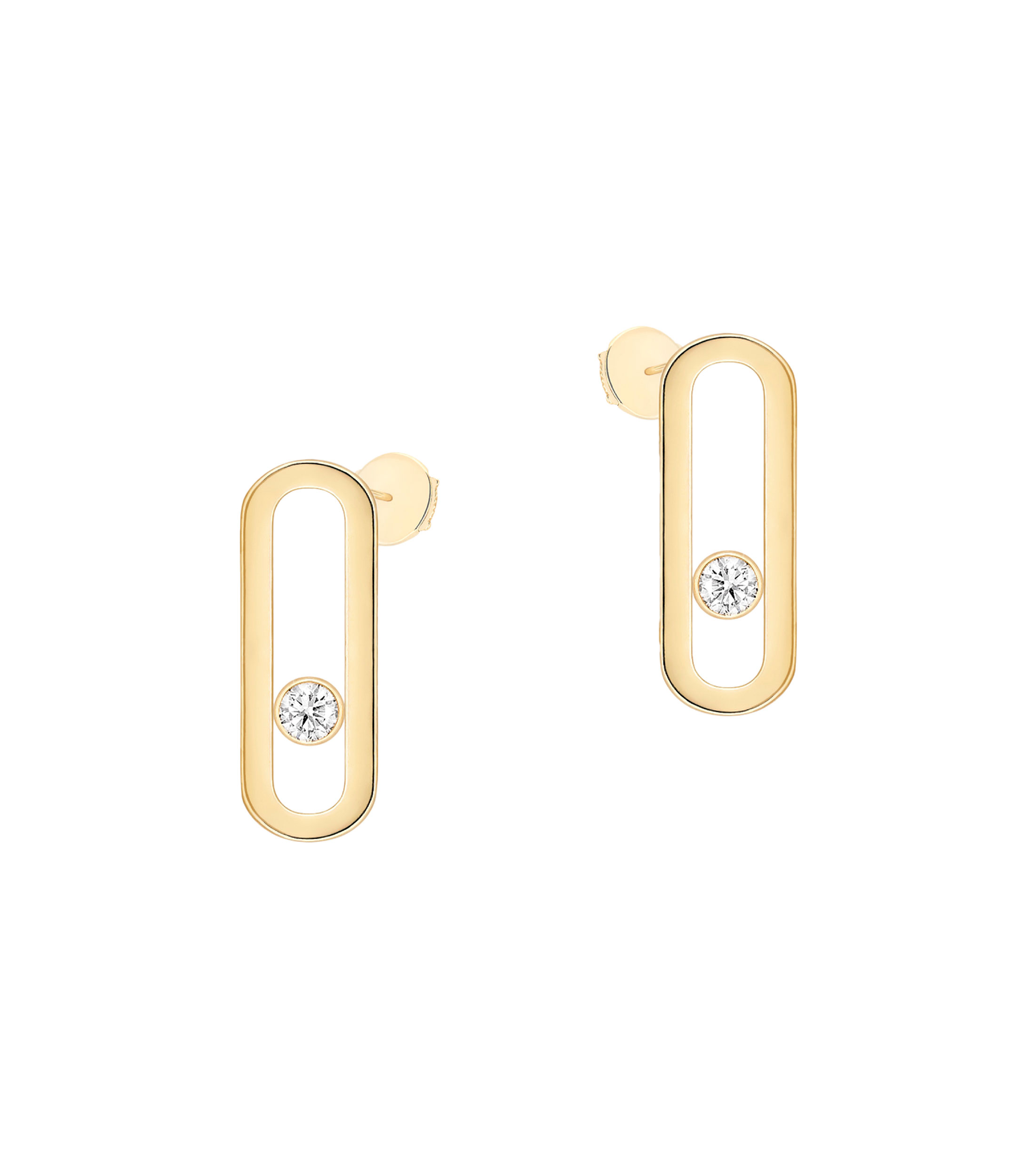Aretes en Oro Amarillo Mujer