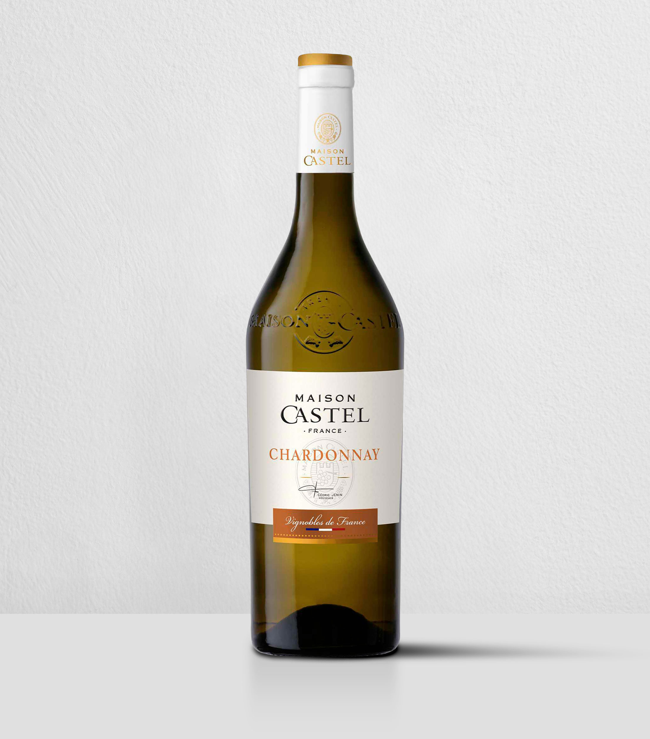Vino Blanco Chardonnay Maison Castel, Francia, 750 ml