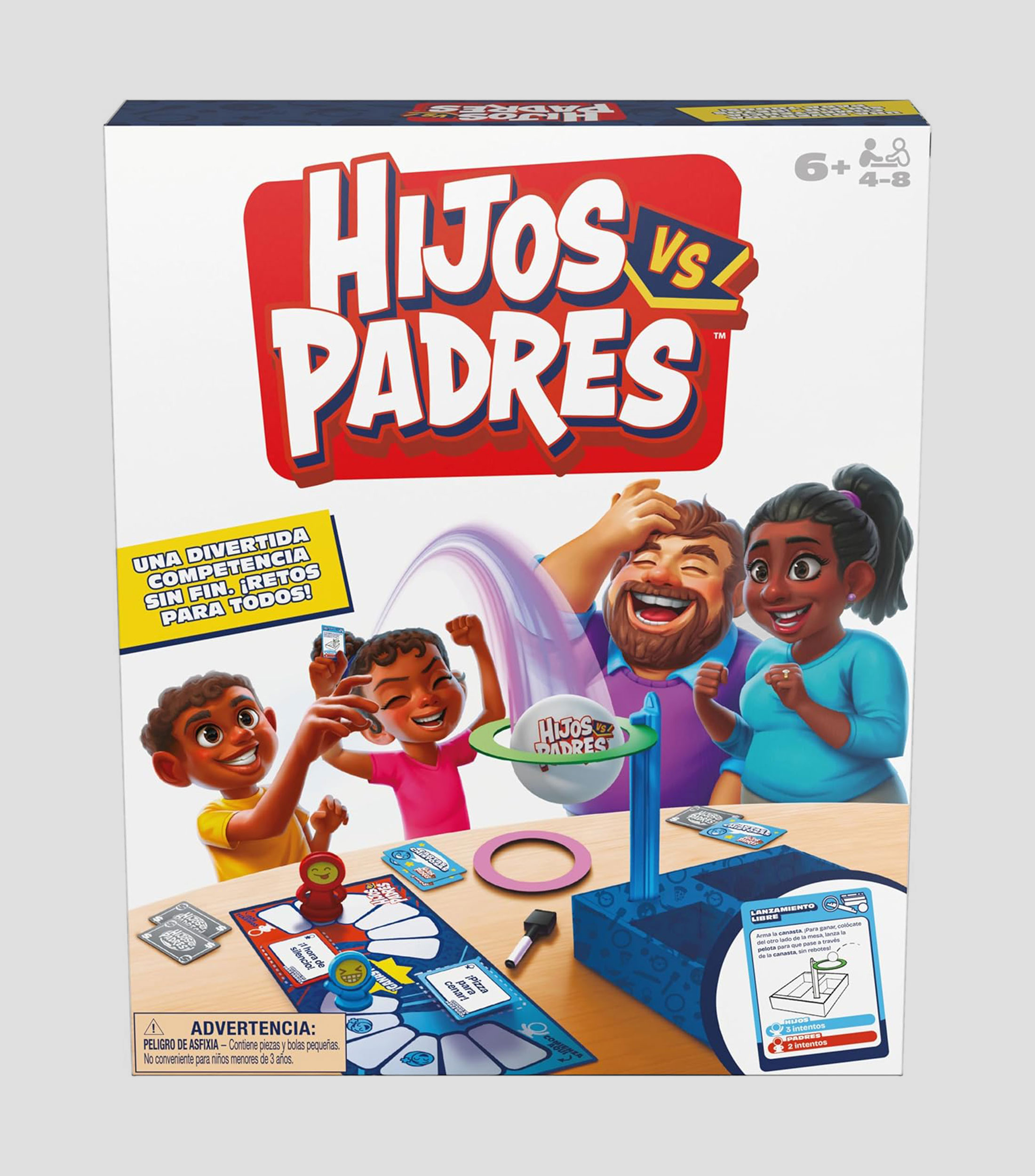 Juego de mesa Hijos vs Padres