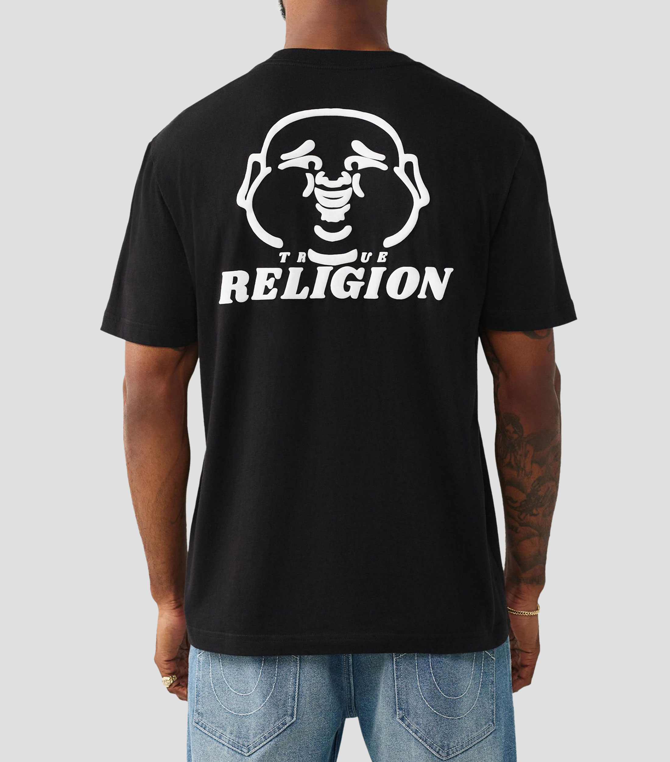 Playera cuello redondo manga corta lisa Hombre