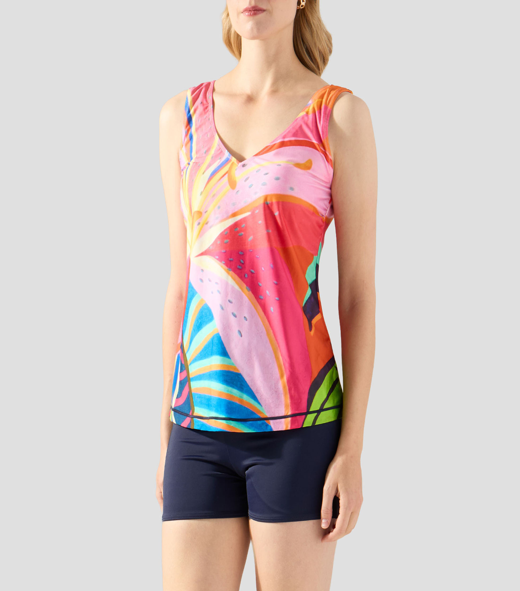 Tankini 2 piezas estampado Mujer