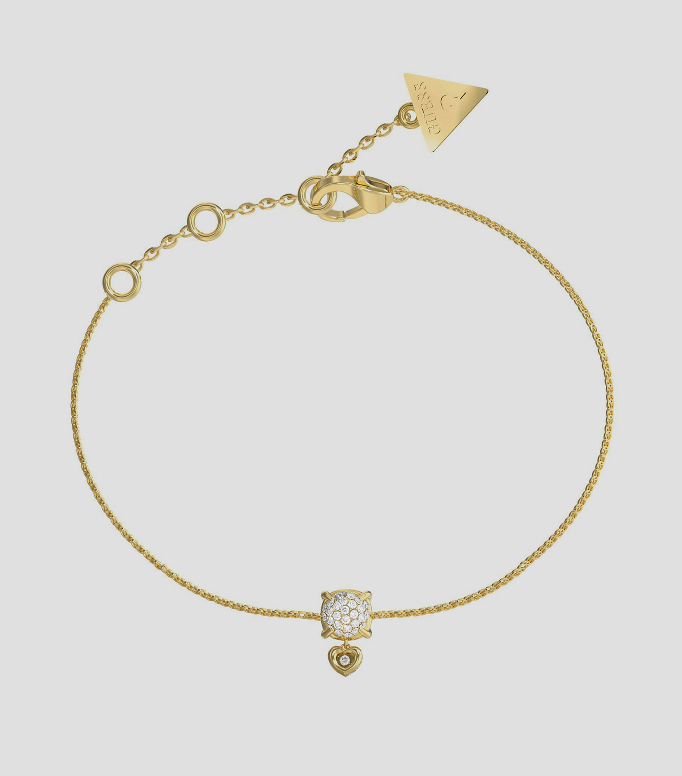 Pulsera eslabonada con zirconia Love Mujer