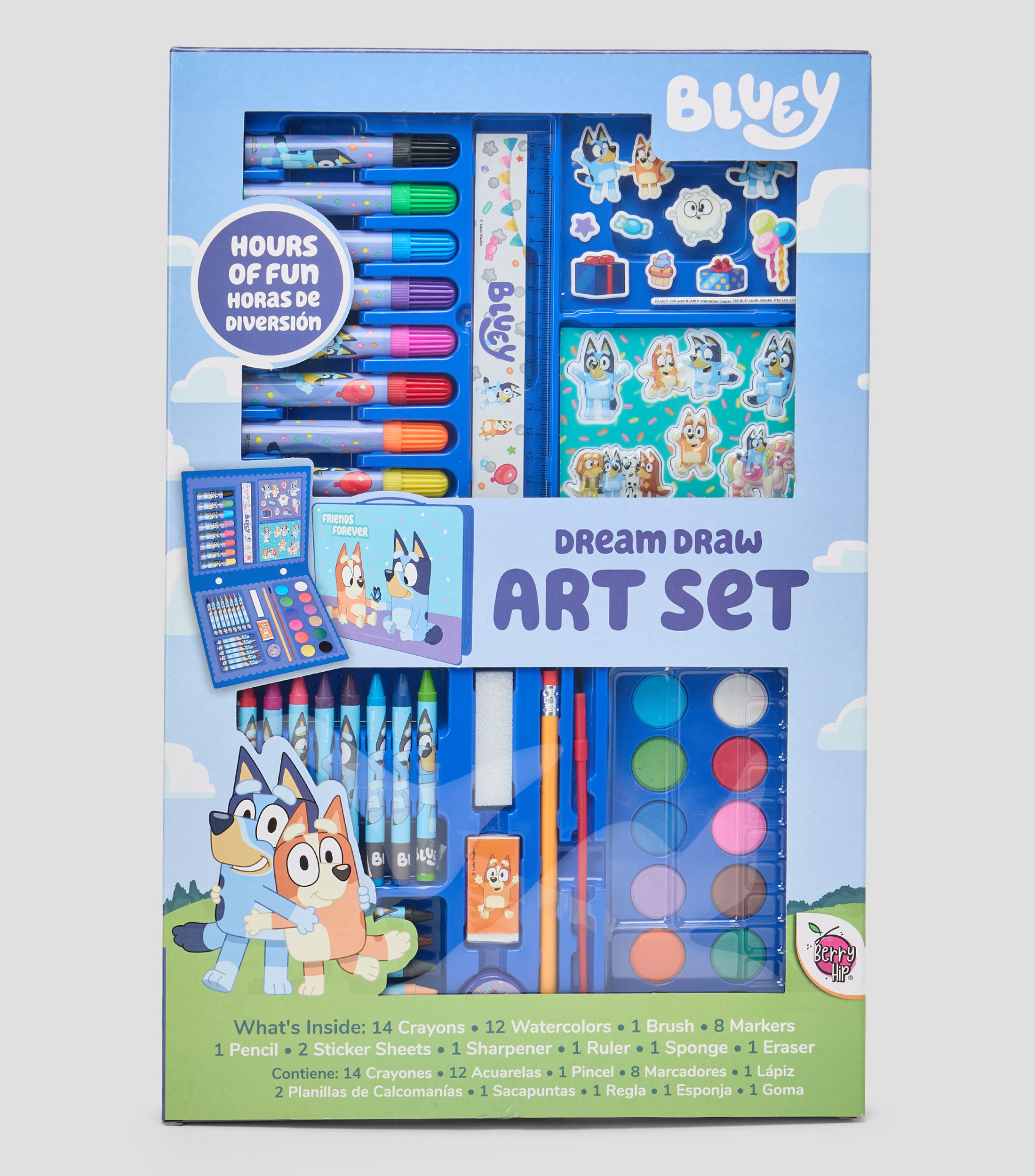 Set Dream Draw Art Bluey