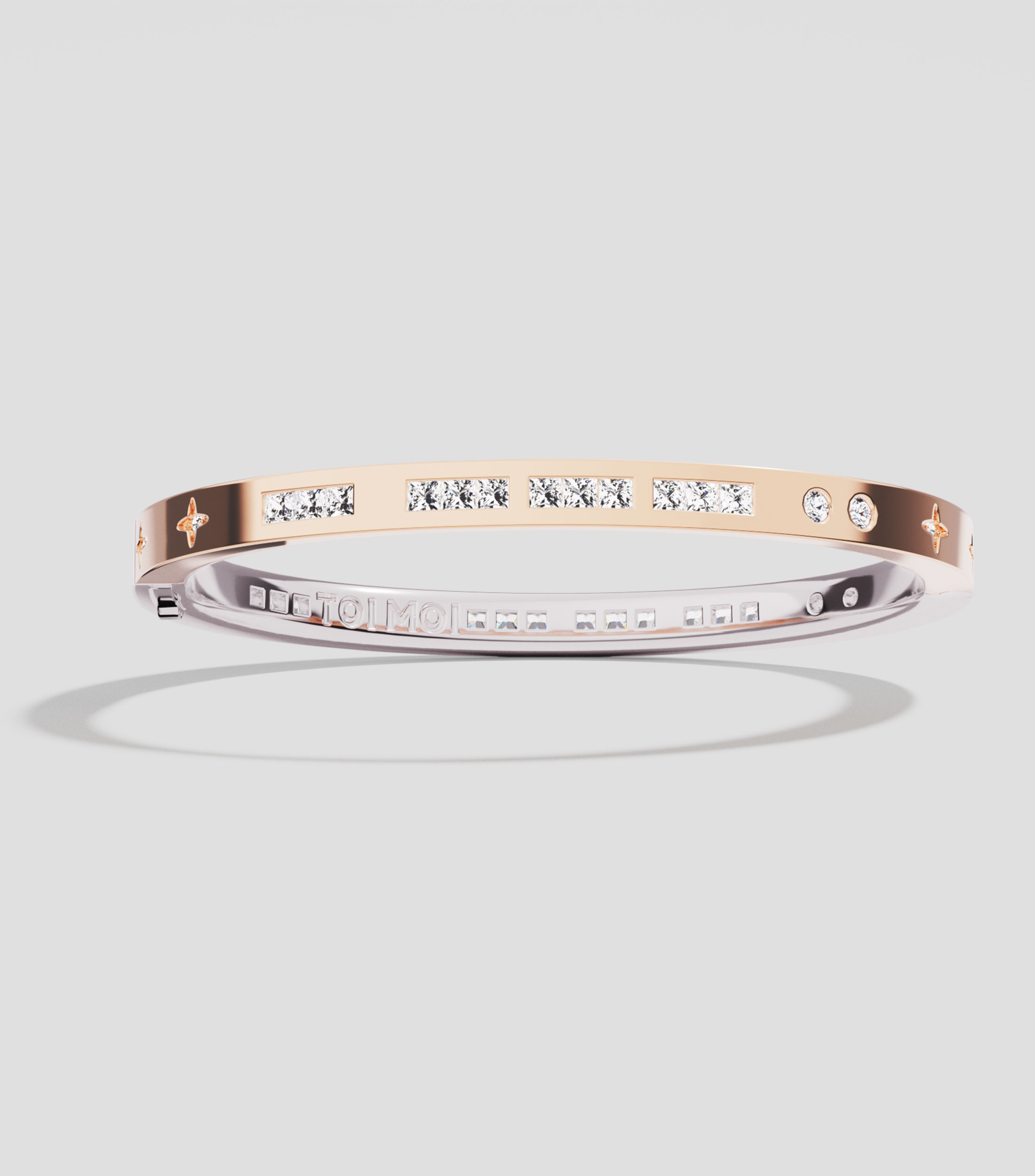 Brazalete con Incrustaciones Morse Code Unisex