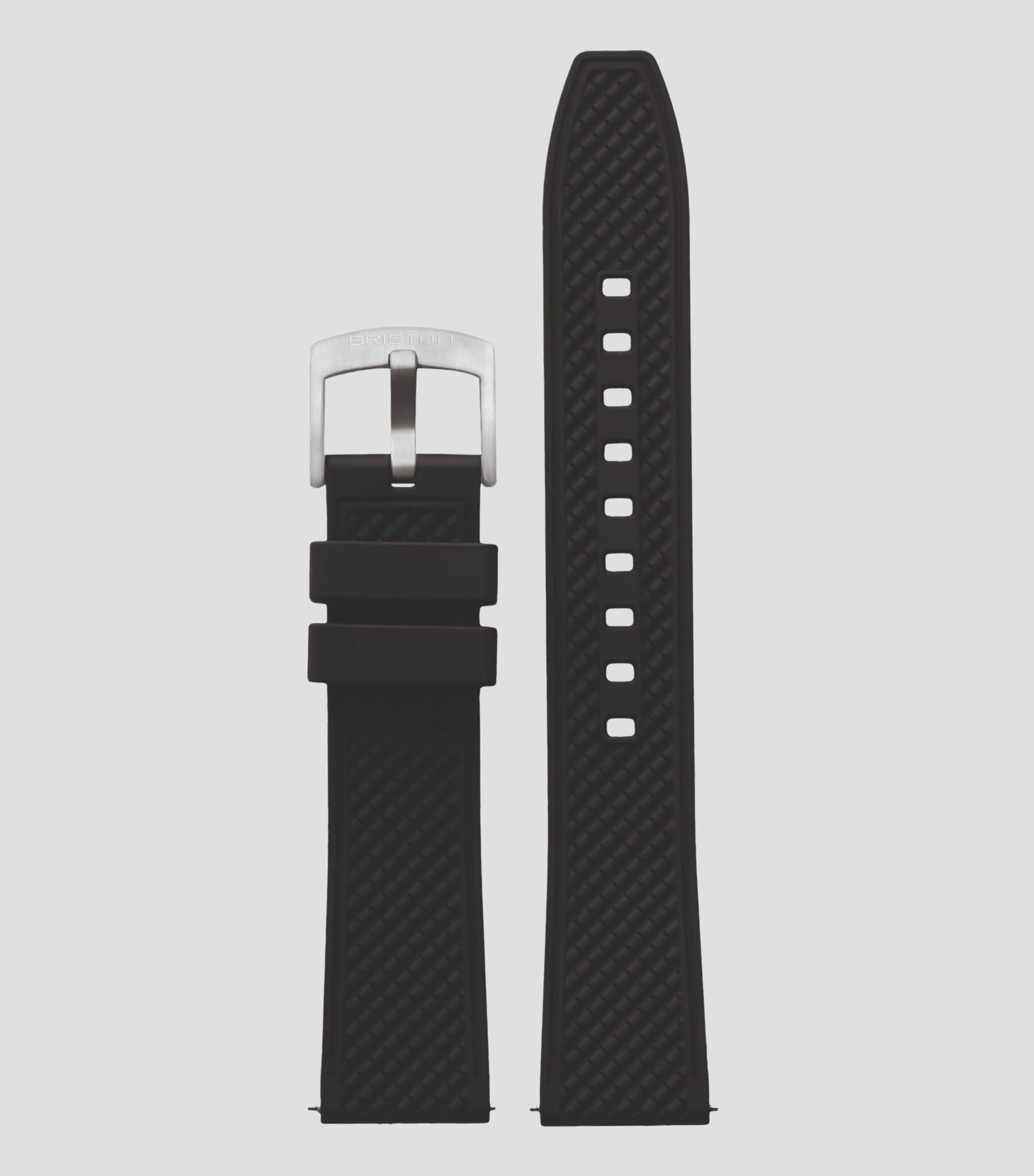 Extensible para Reloj FKM en caucho Negro