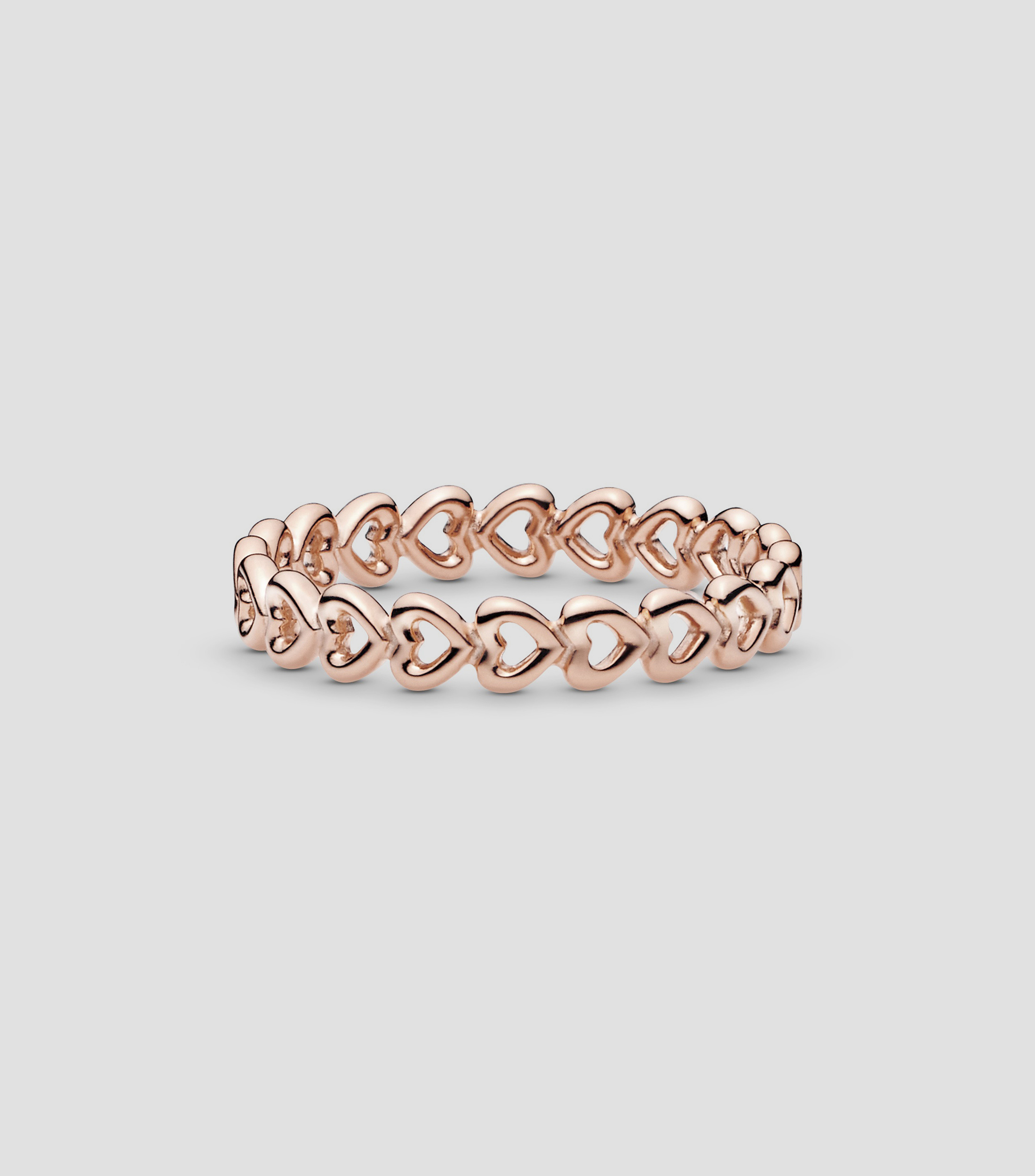Anillo Banda de corazones Mujer Talla: 58
