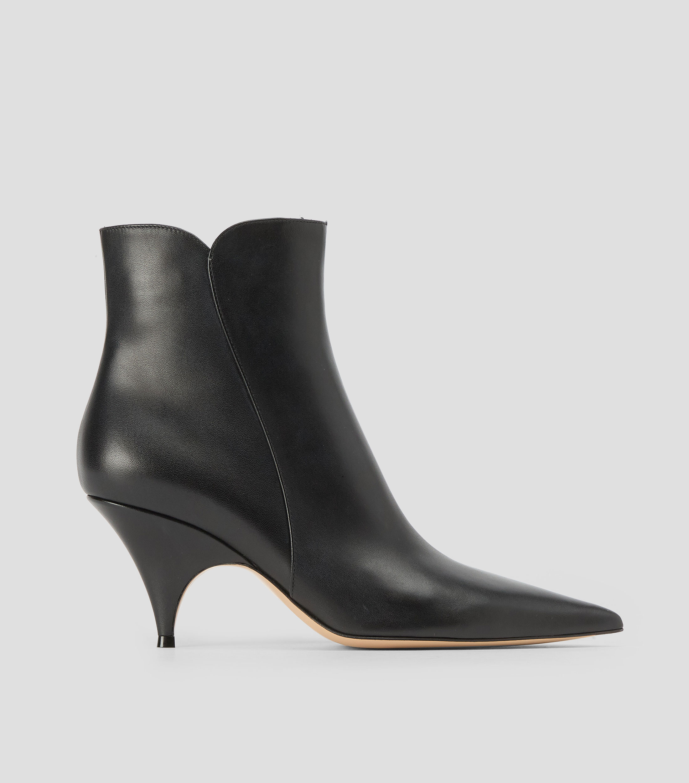 Botines con tacón alto delgado Mujer