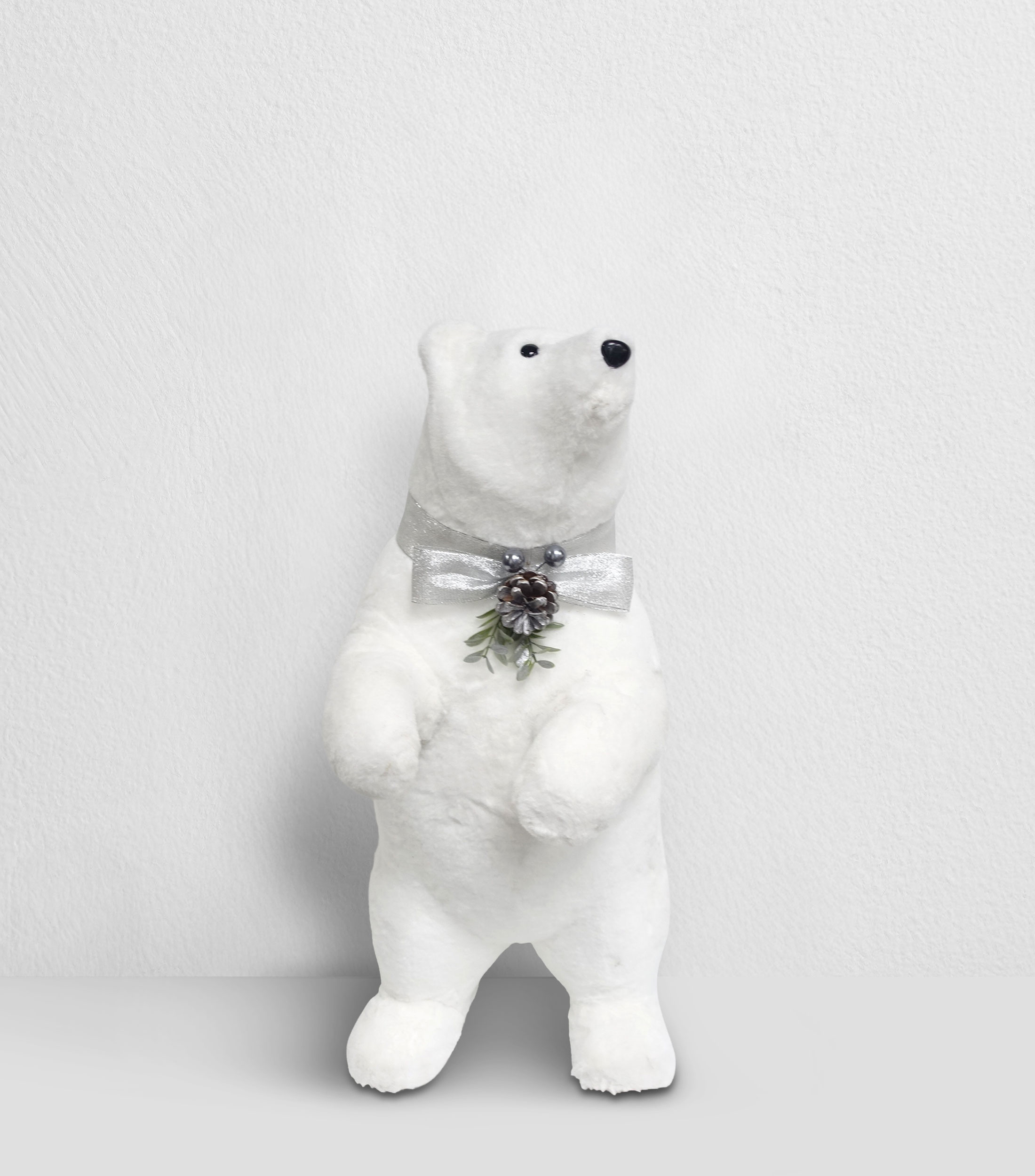 Figura navideña decorativa Frosty Crystal de Oso Pardo