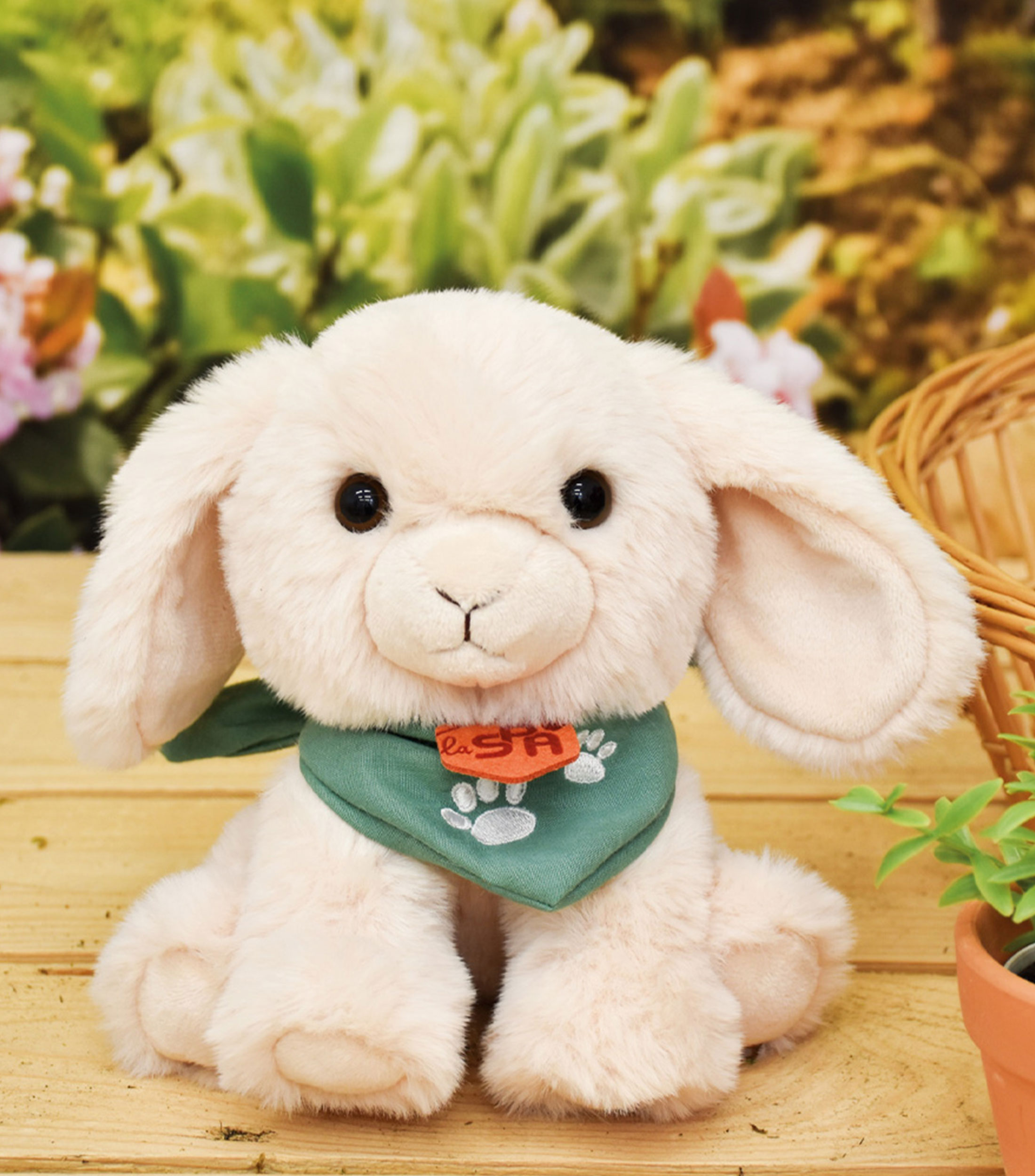 Muñeco de Peluche Conejo beige mediano