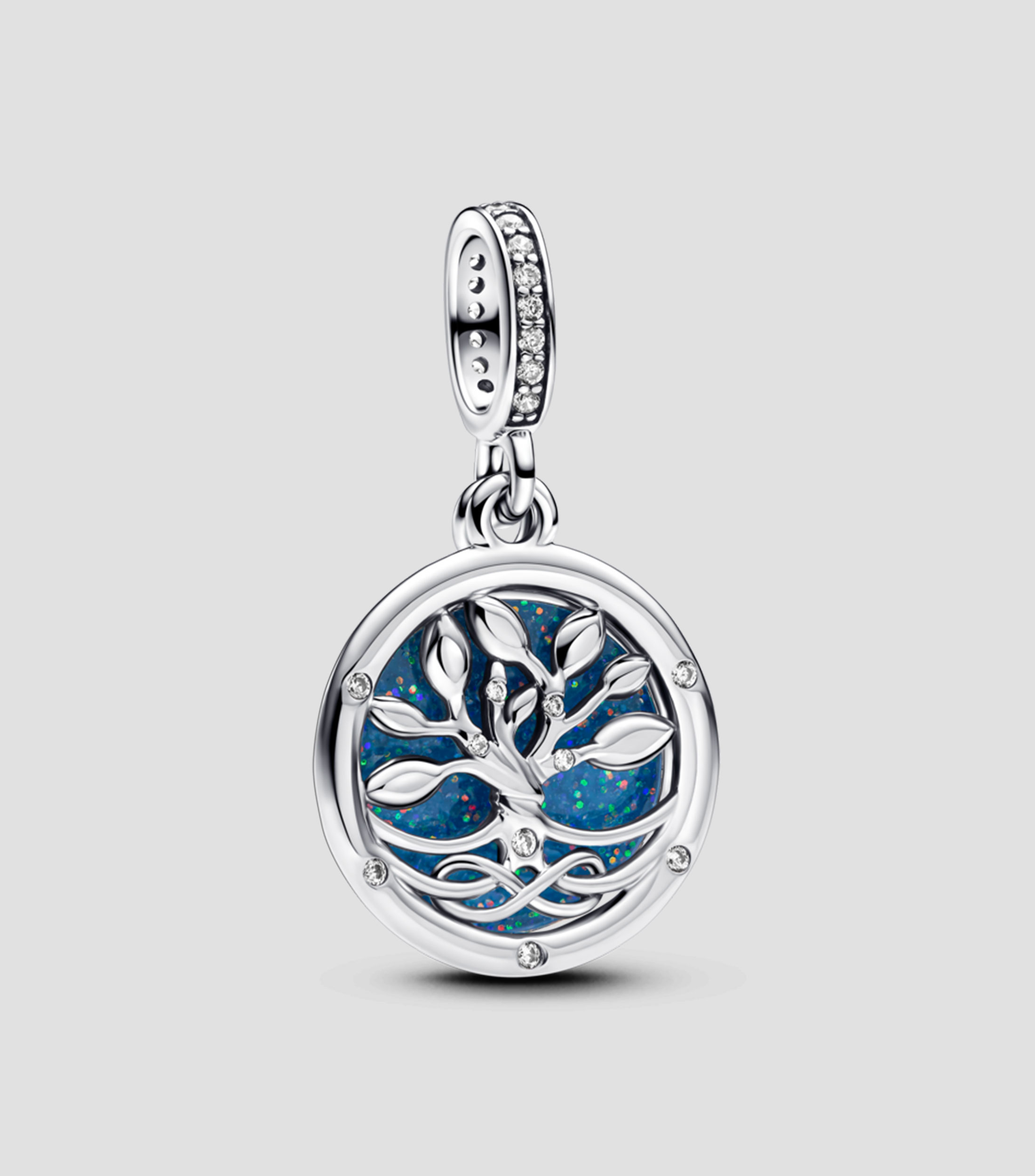 Charm en Plata Infinity Tree Mujer