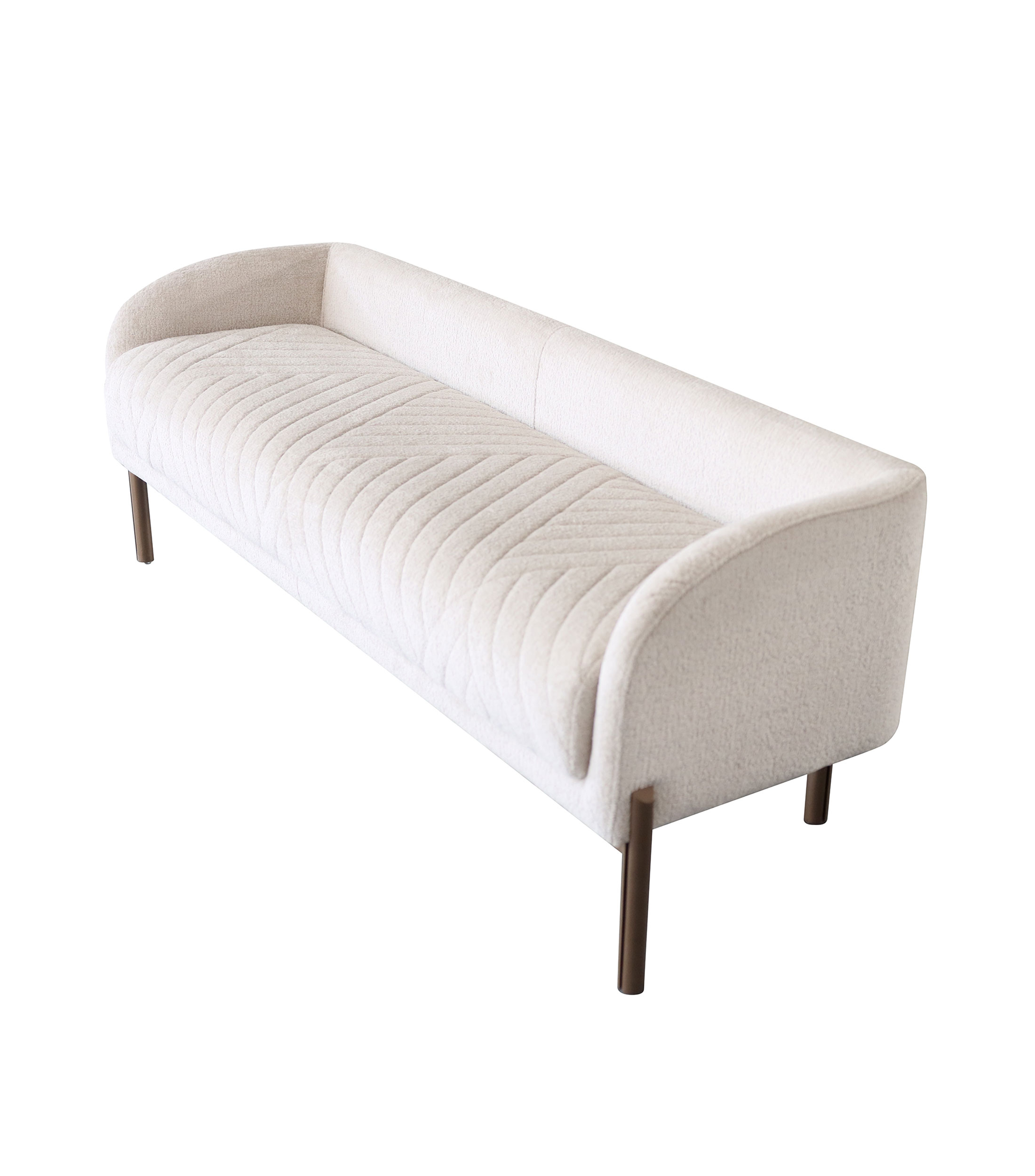 Banca Belluno en madera beige