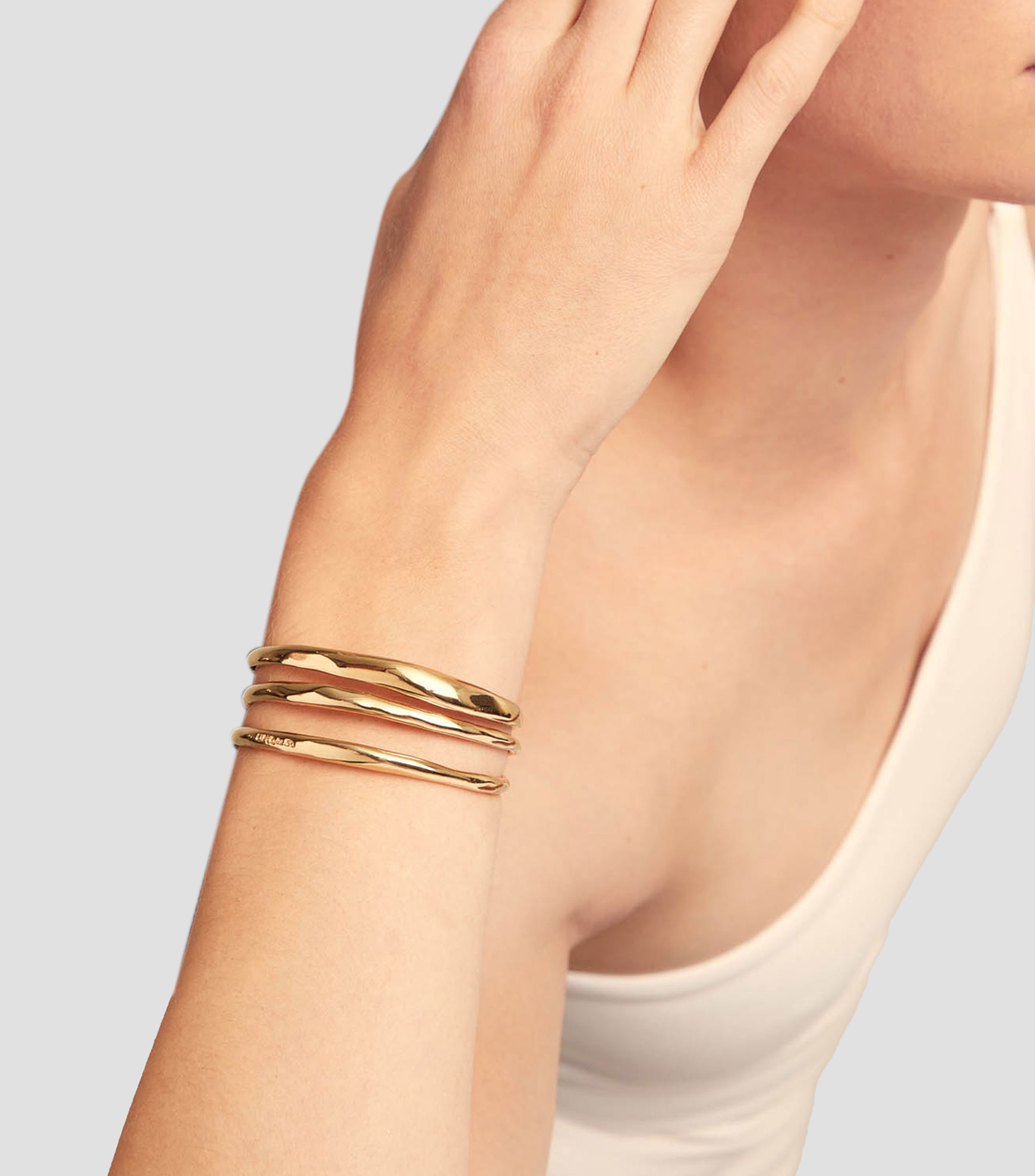 Pulsera abierta triple Vital Mujer