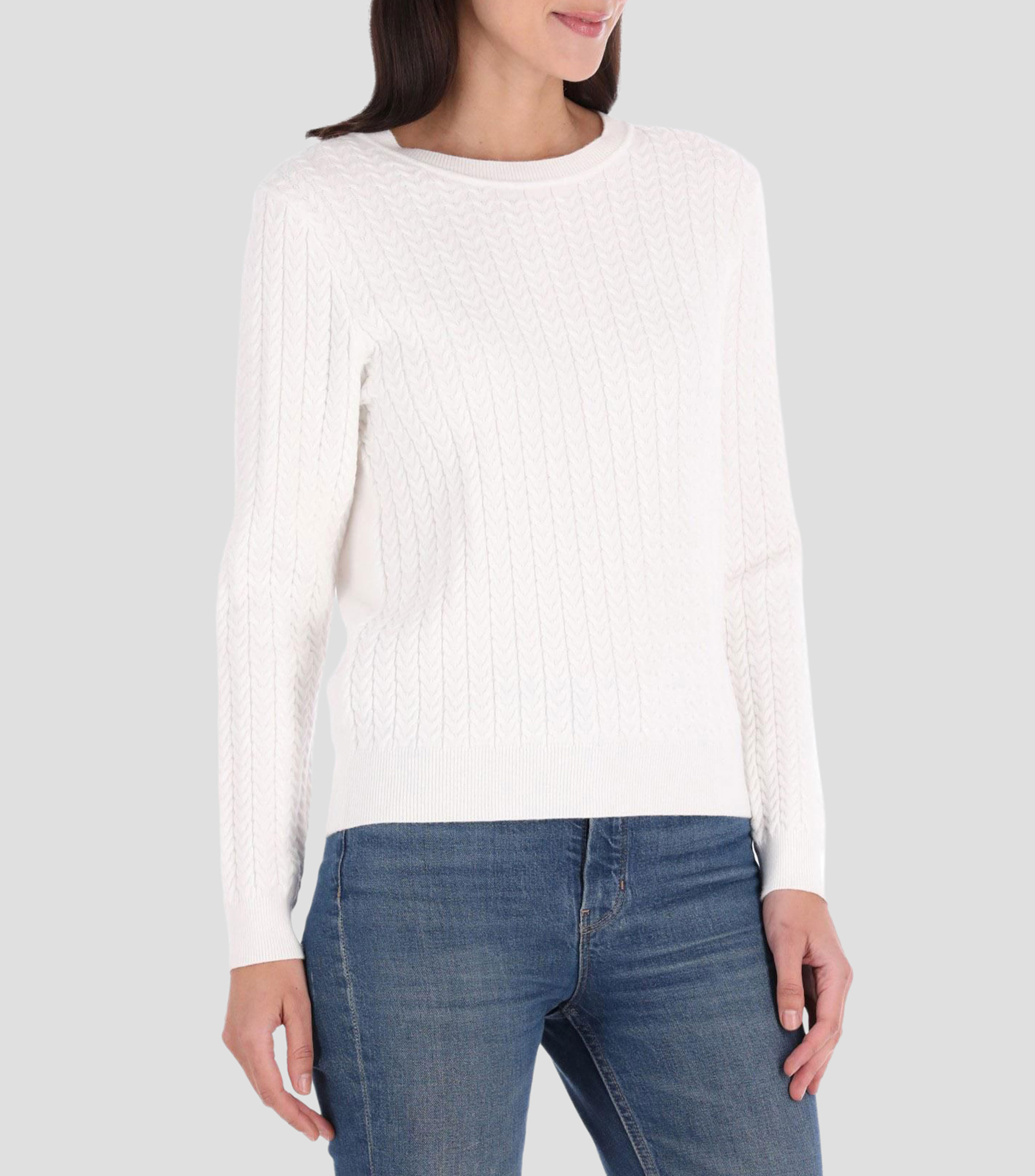 Suéter cuello redondo Mujer