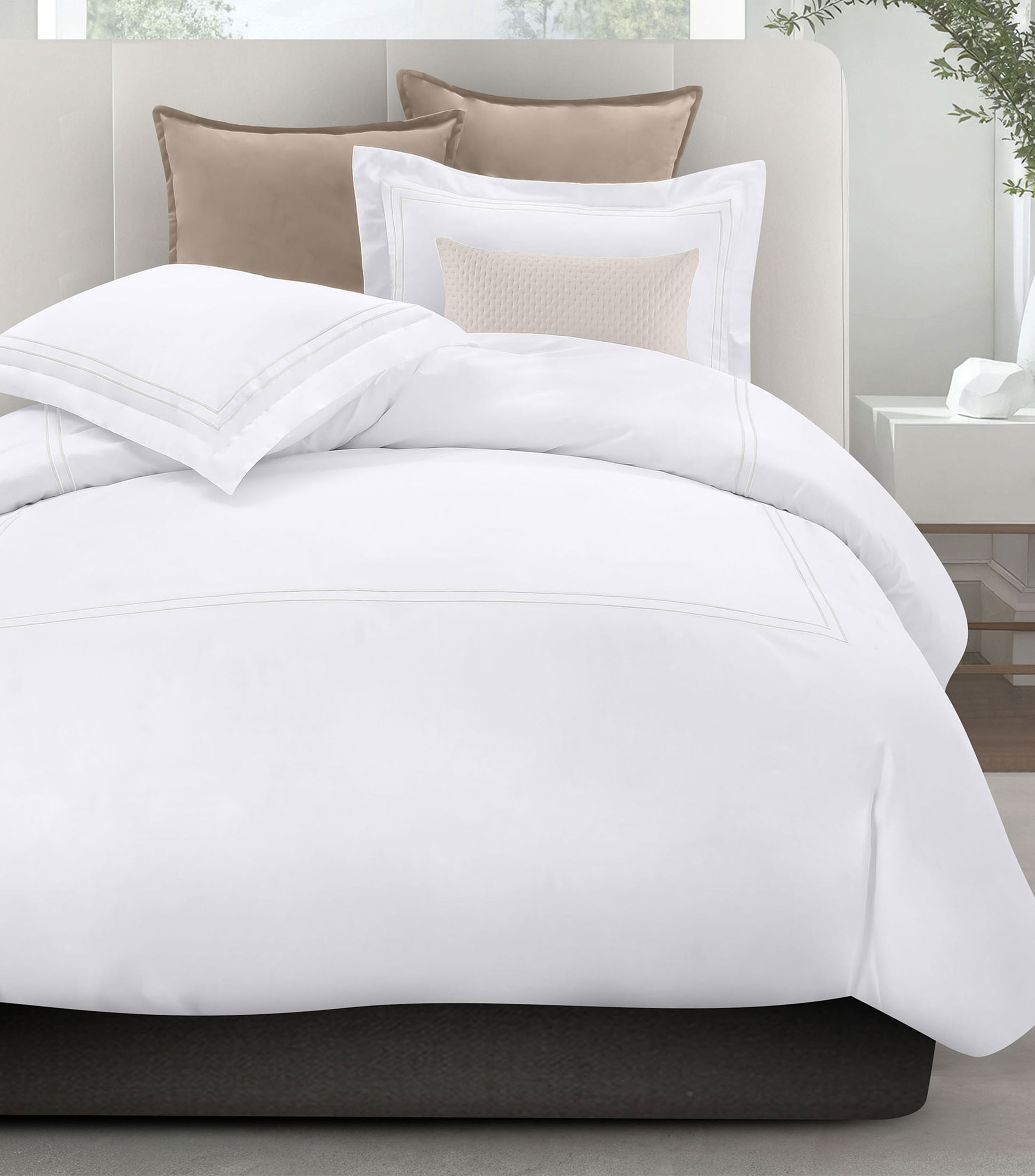 Funda para Duvet Matrimonial Queen Size Andersen Blanco