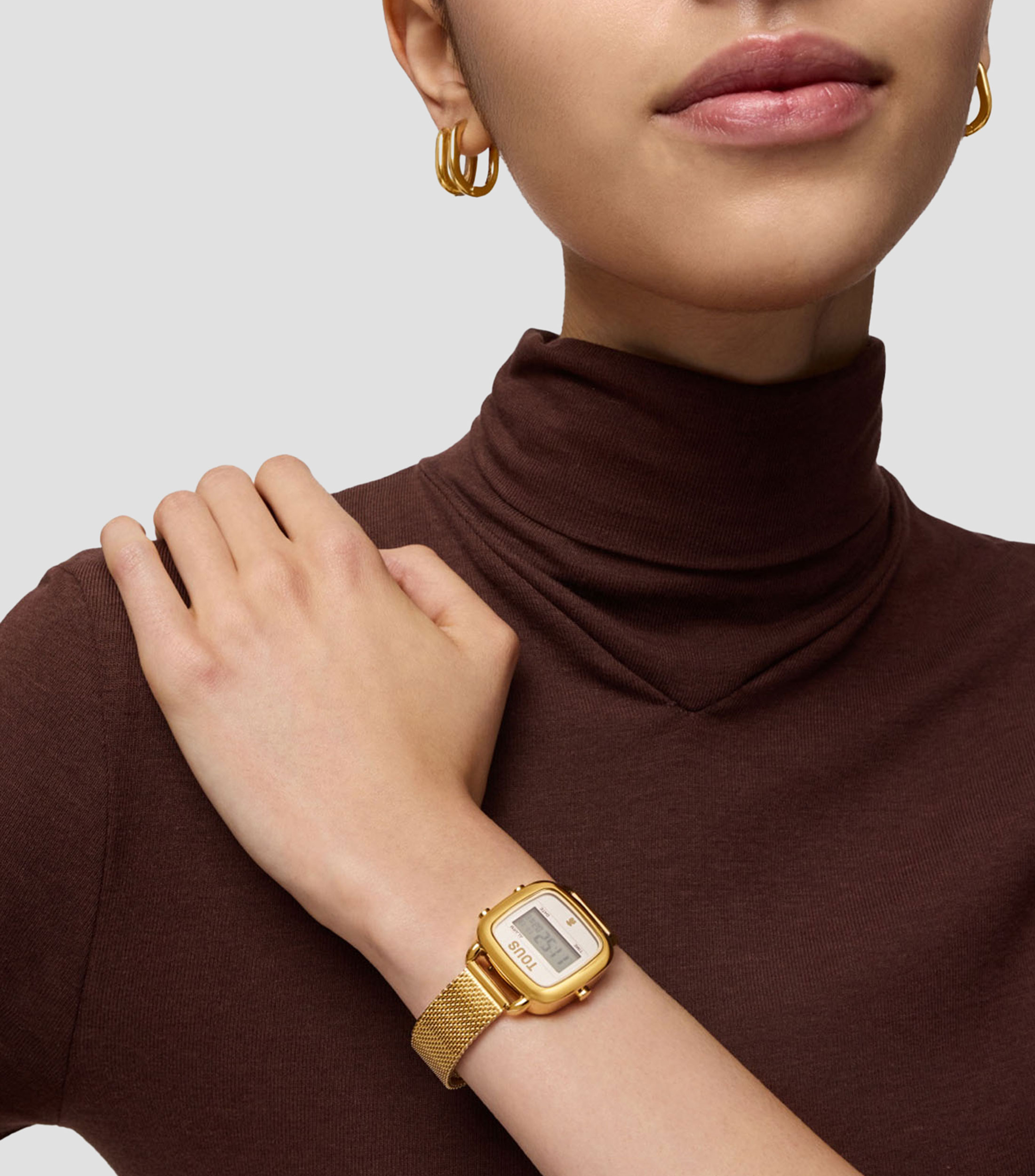 Reloj para Mujer D-Logo Mini casual dorado