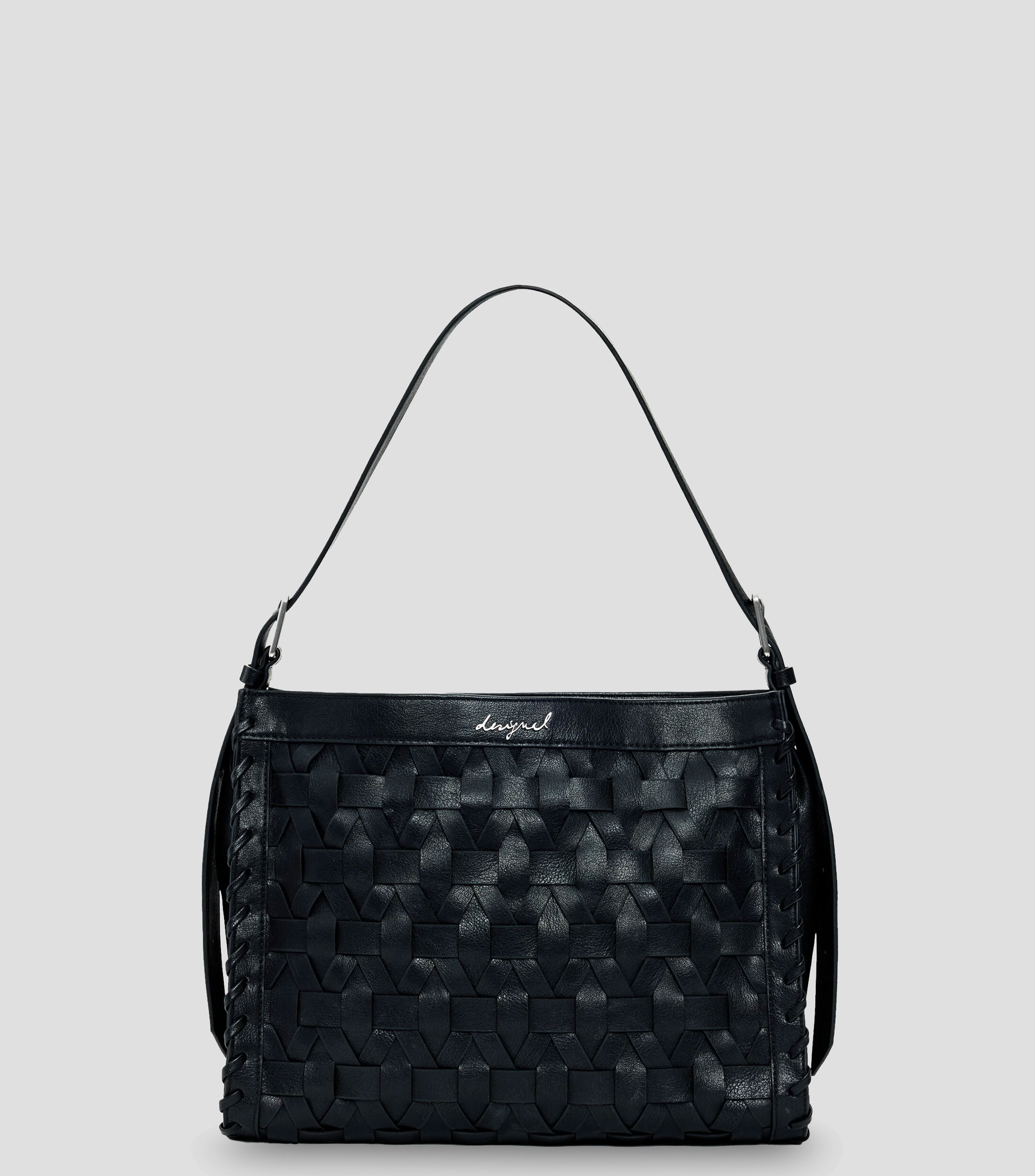 Bolsa shoulder Argon trenzada lisa Mujer