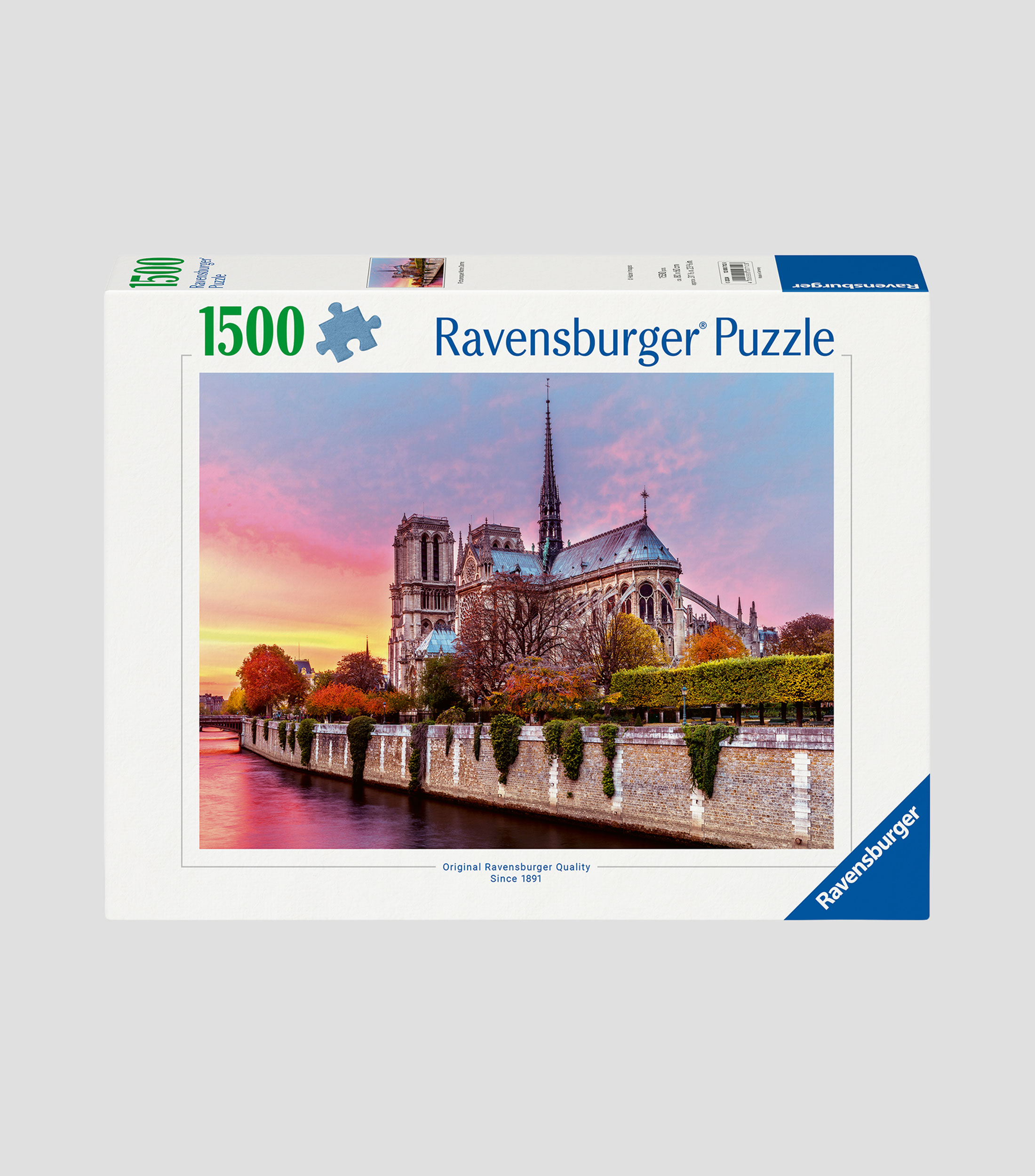 Rompecabezas Notre Dame al atardecer 1500 pzas.