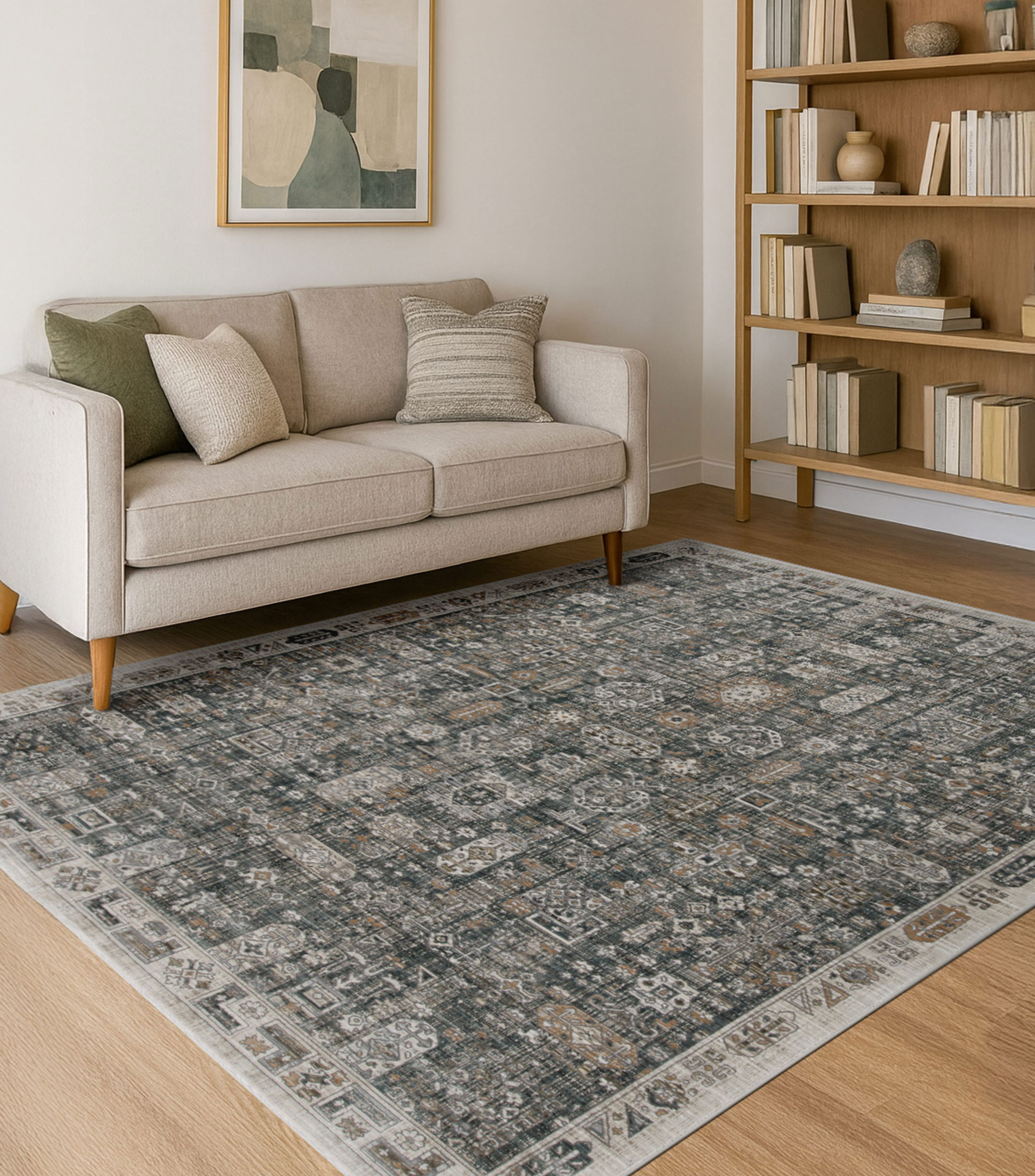 Tapete decorativo Radian en poliéster 230 x 160 cm