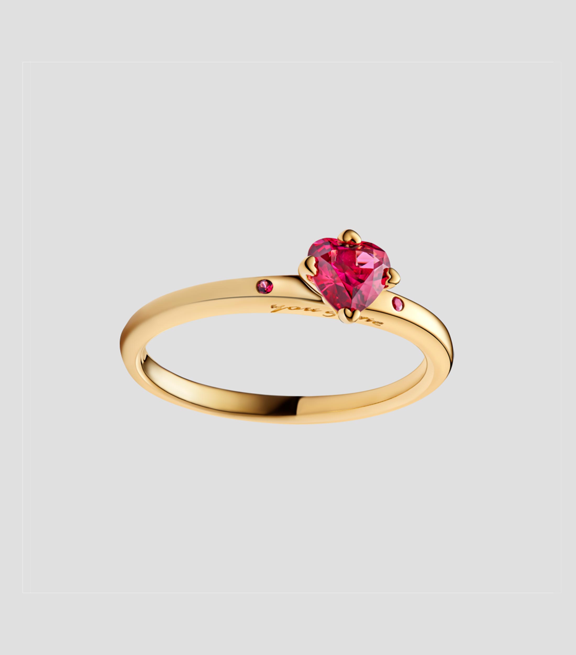 Anillo con cristal Mujer