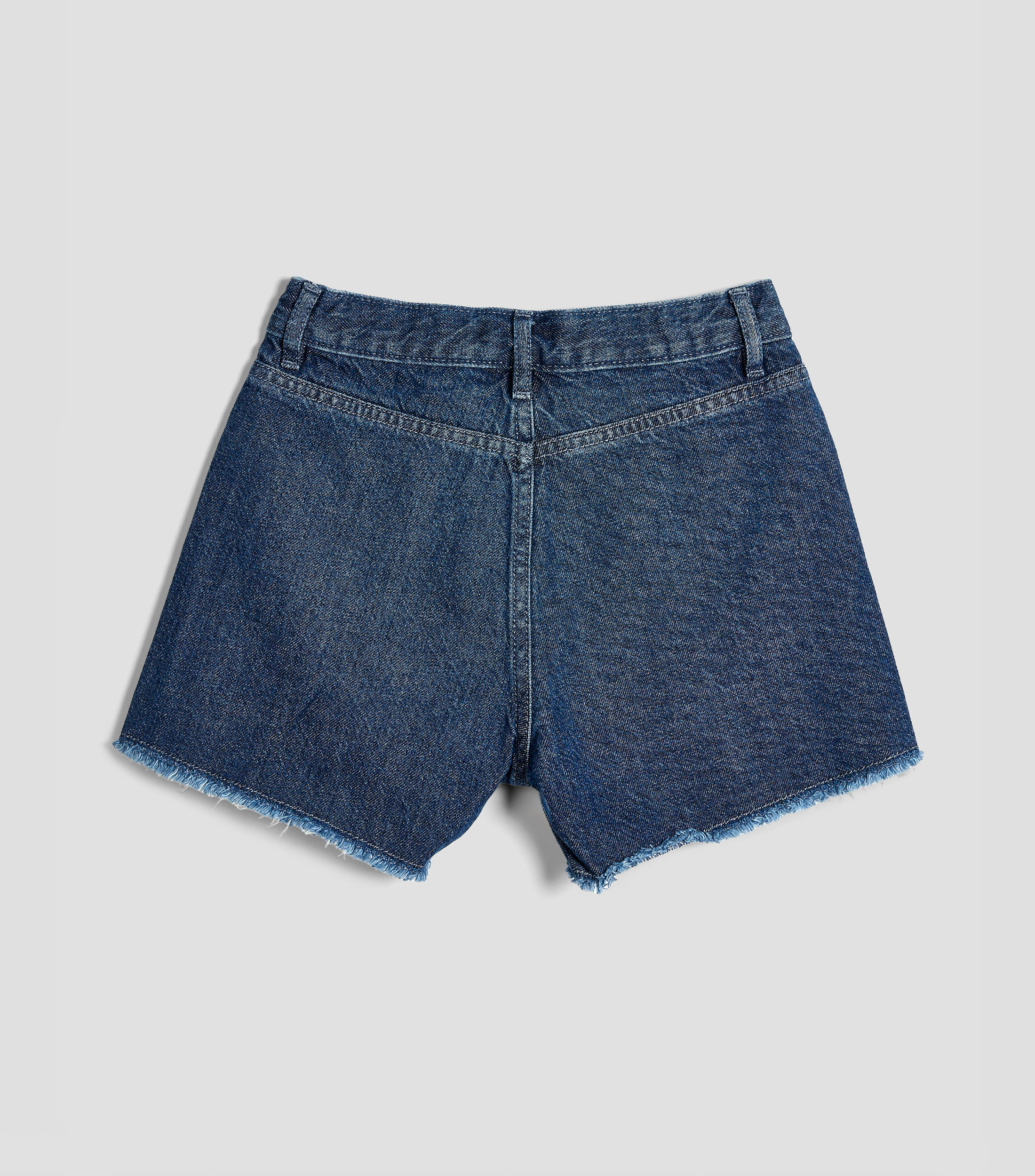 Short denim con pedrería Niña