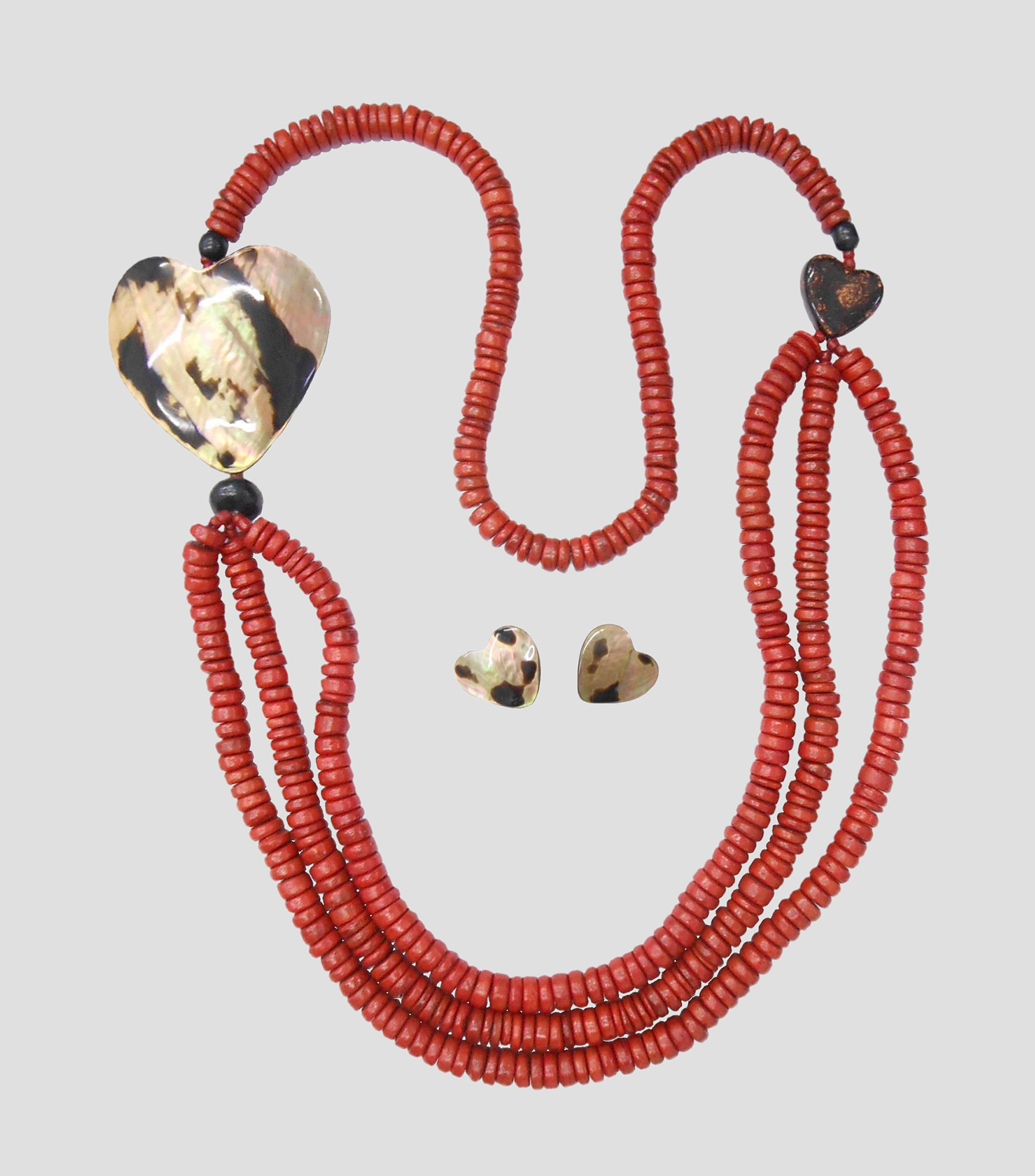 Set de collar y aretes Mujer